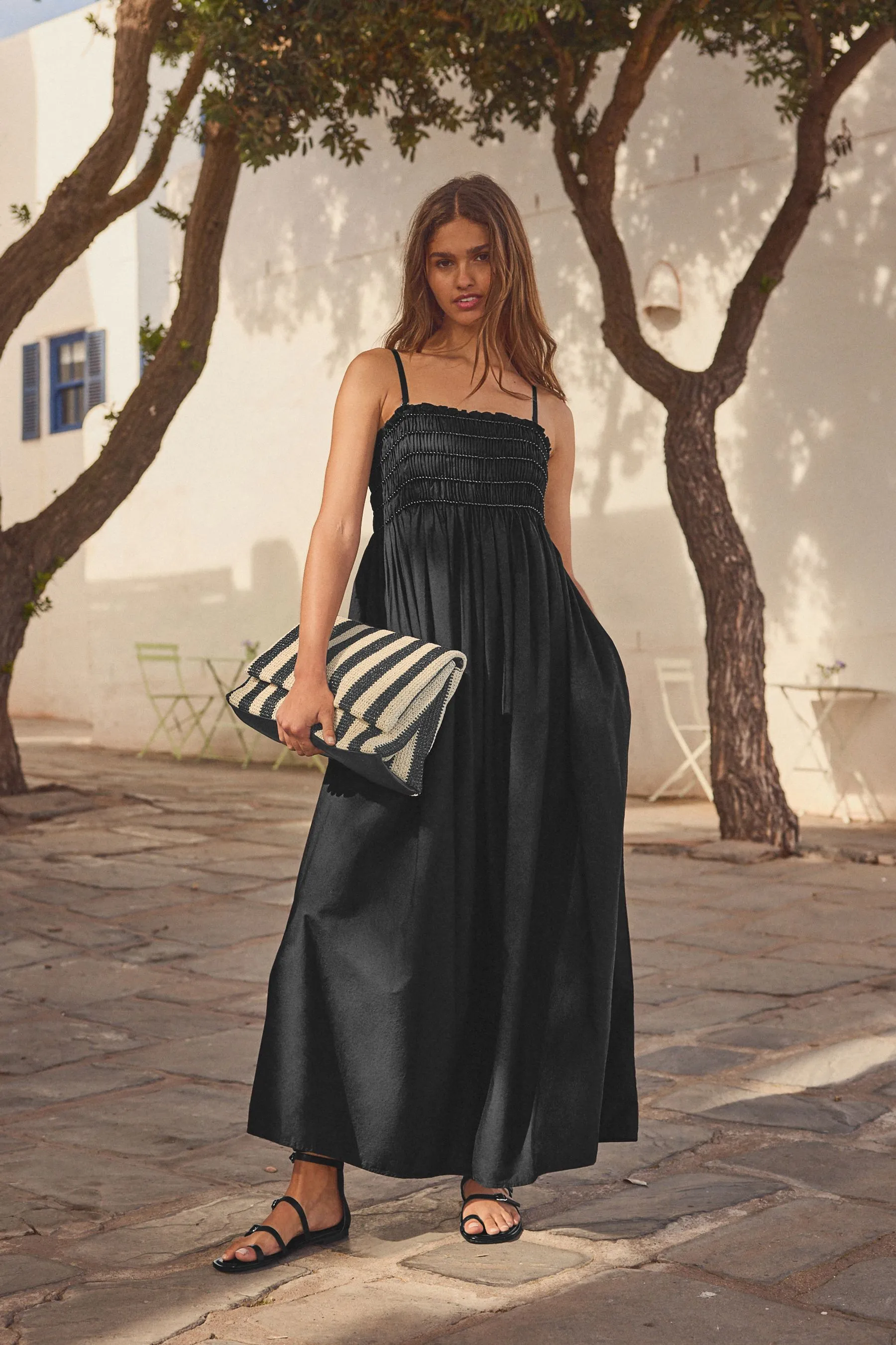 Nero  - Abito maxi con perline