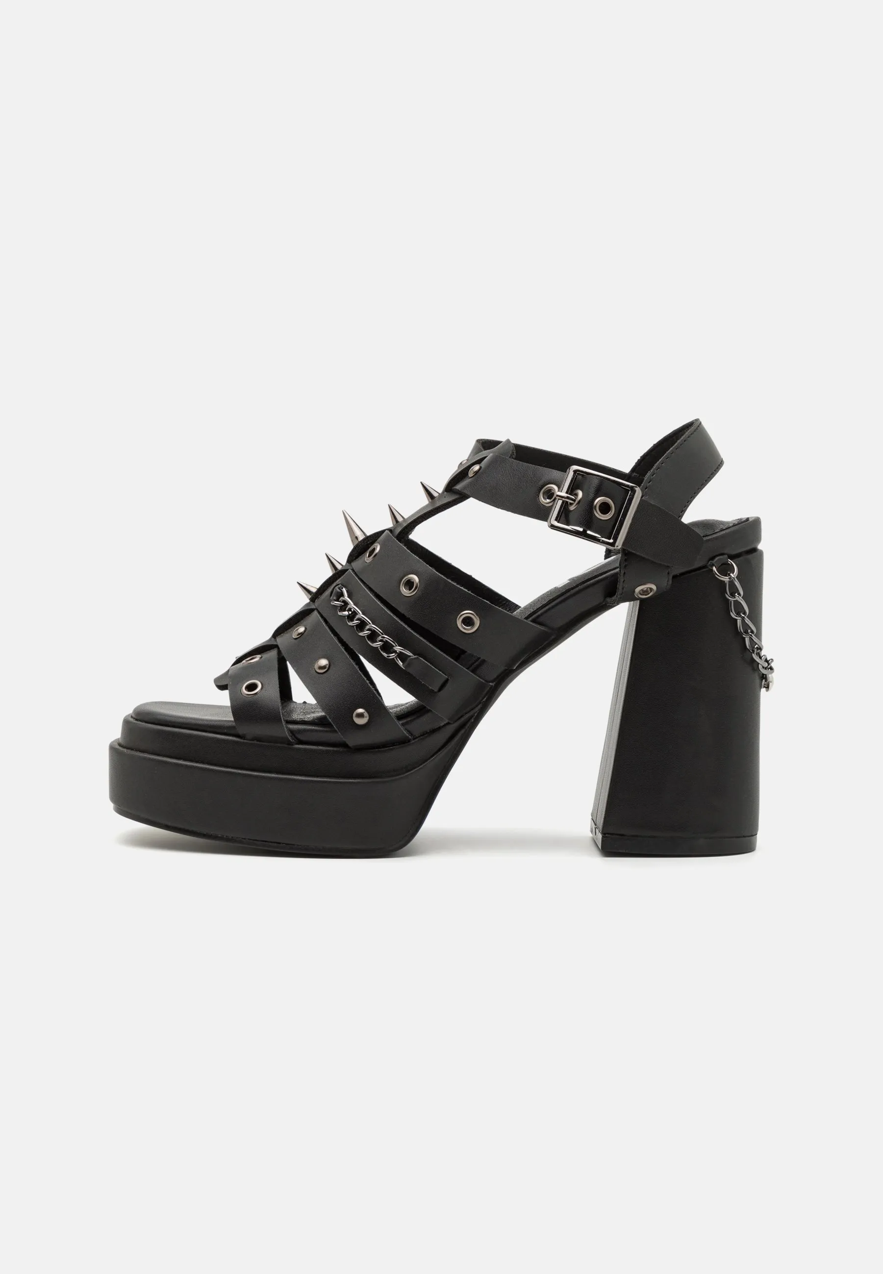NOCTURNAL VOICES SPIKED PLATFORM - Sandali con tacco