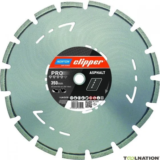 Norton Clipper 70184611979 Pro Asphalt Lama diamantata 500 x 25,4 mm