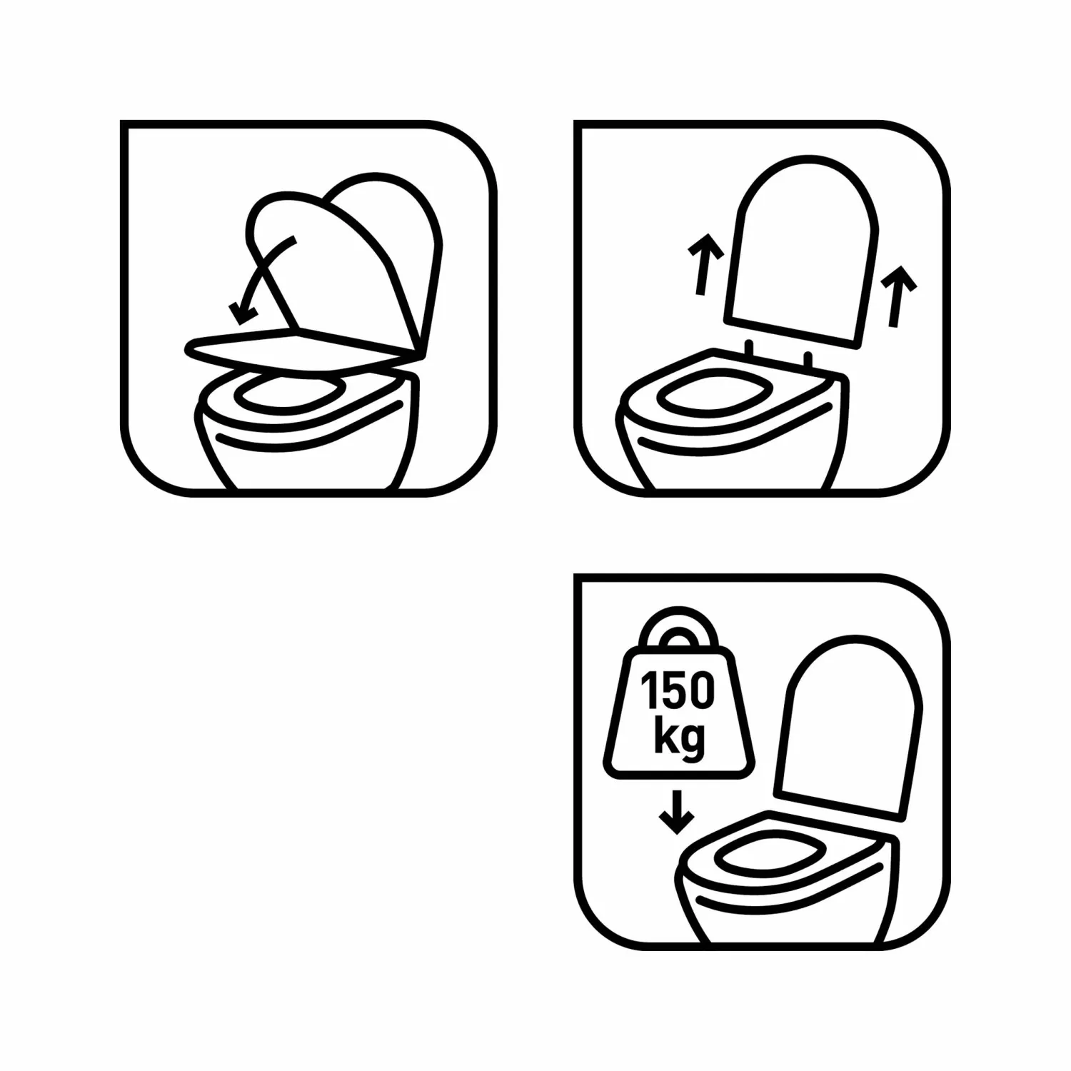 OBI sedile per WC Tabo con abbassamento automatico