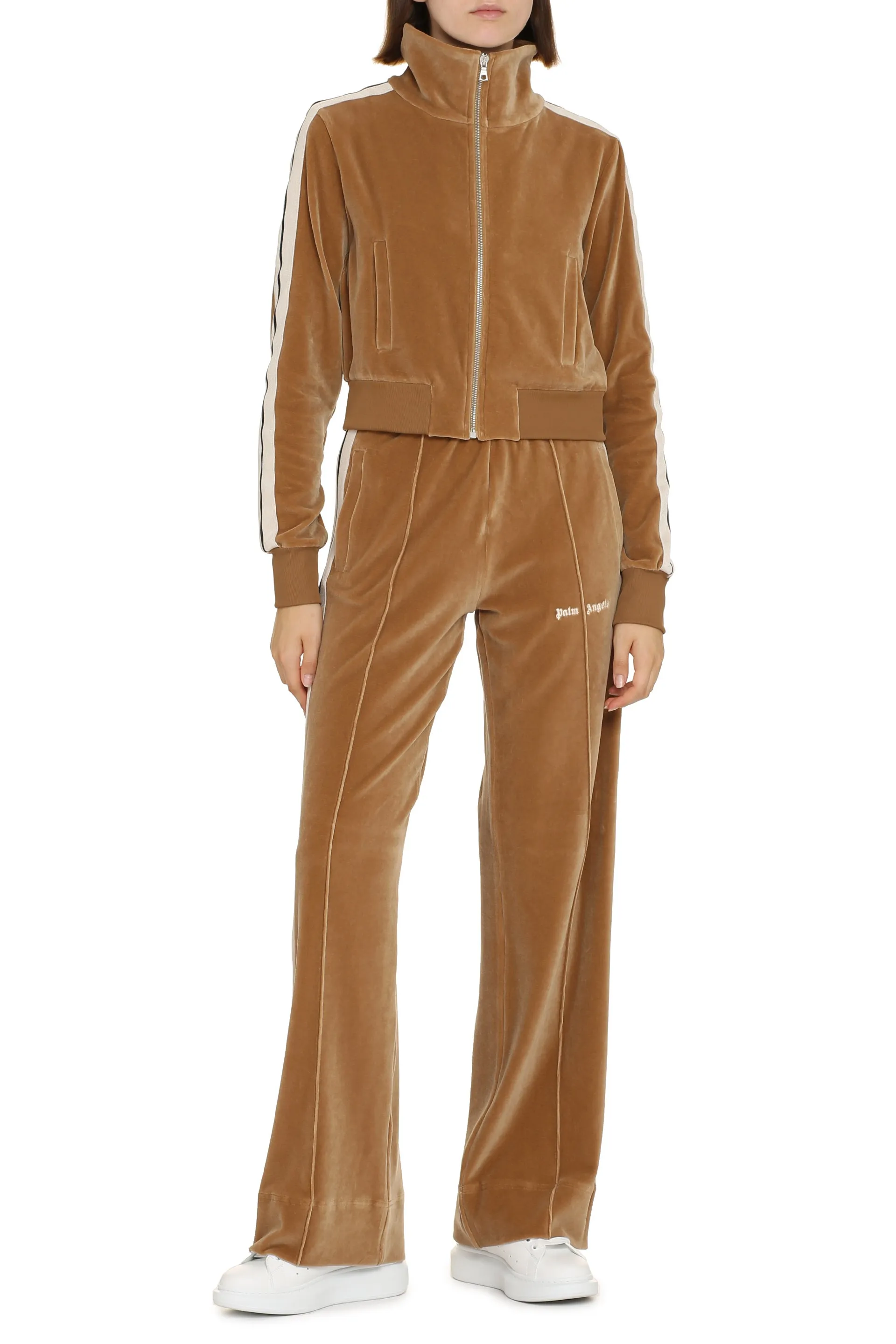 Palm Angels Felpa con chiusura zip