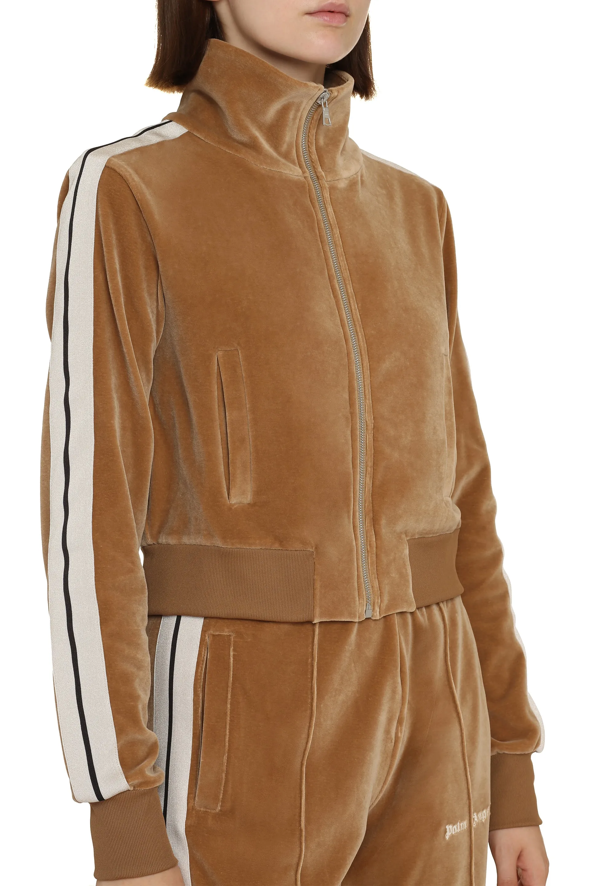 Palm Angels Felpa con chiusura zip