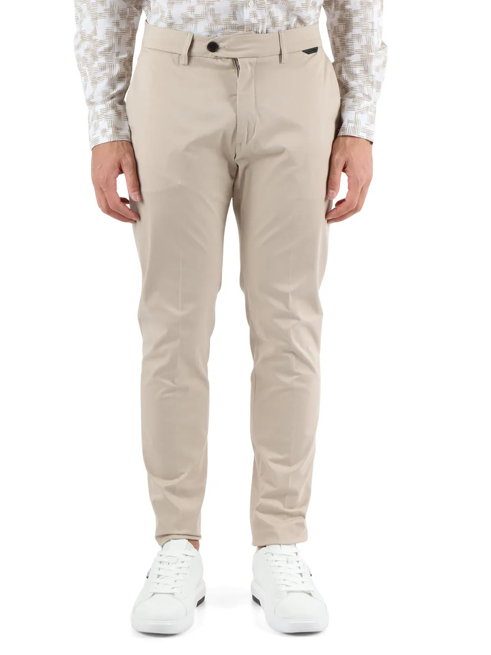 Pantalone in cotone stretch MARK slim fit