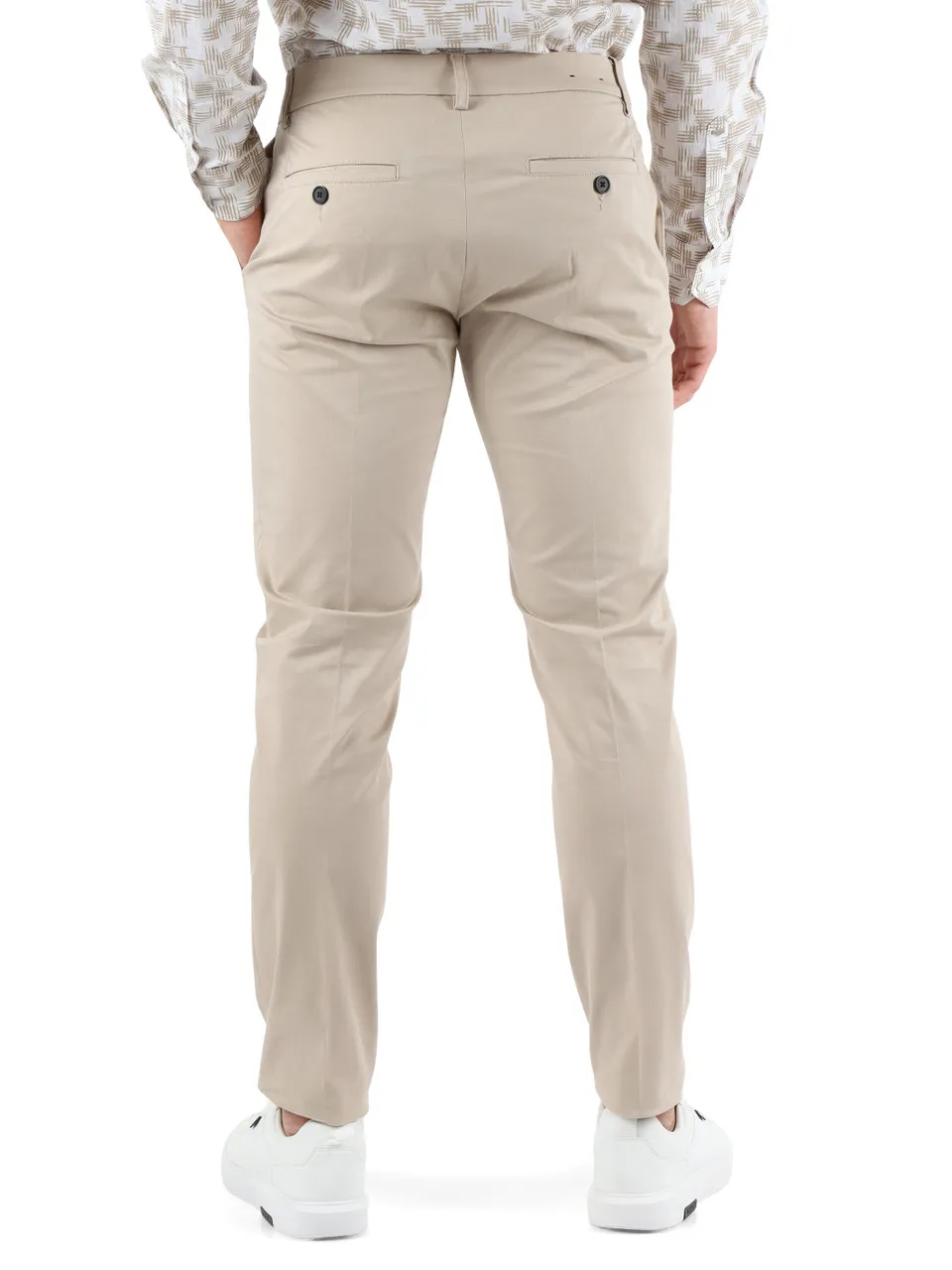 Pantalone in cotone stretch MARK slim fit