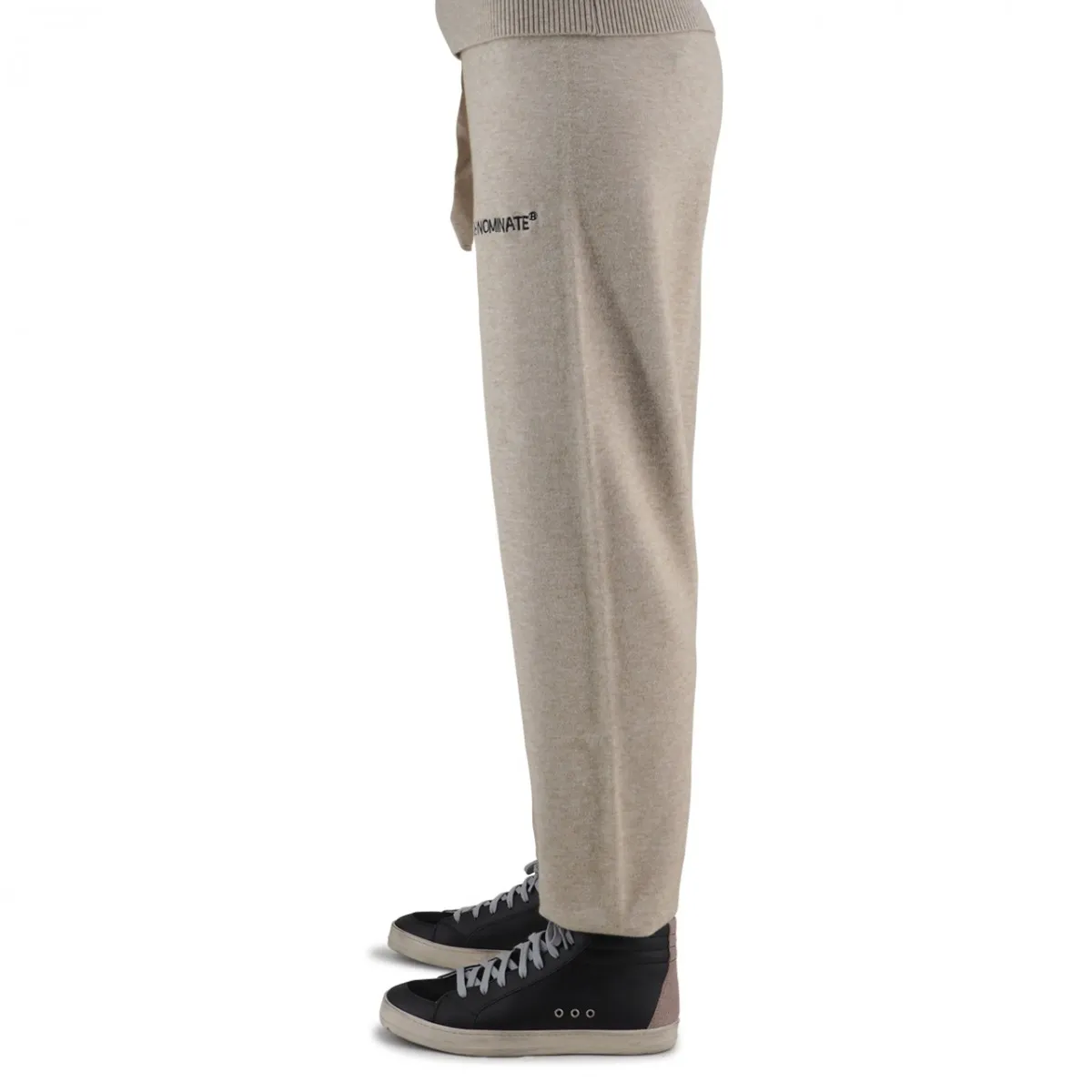 Pantalone In Maglia Con Polsino
