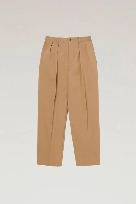 Pantaloni in Cavalry twill di misto cotone                                                                                Beige