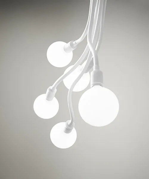 PERENZ Plafoniera Bulbo 6680-B a LED 5 Luci orientabile.