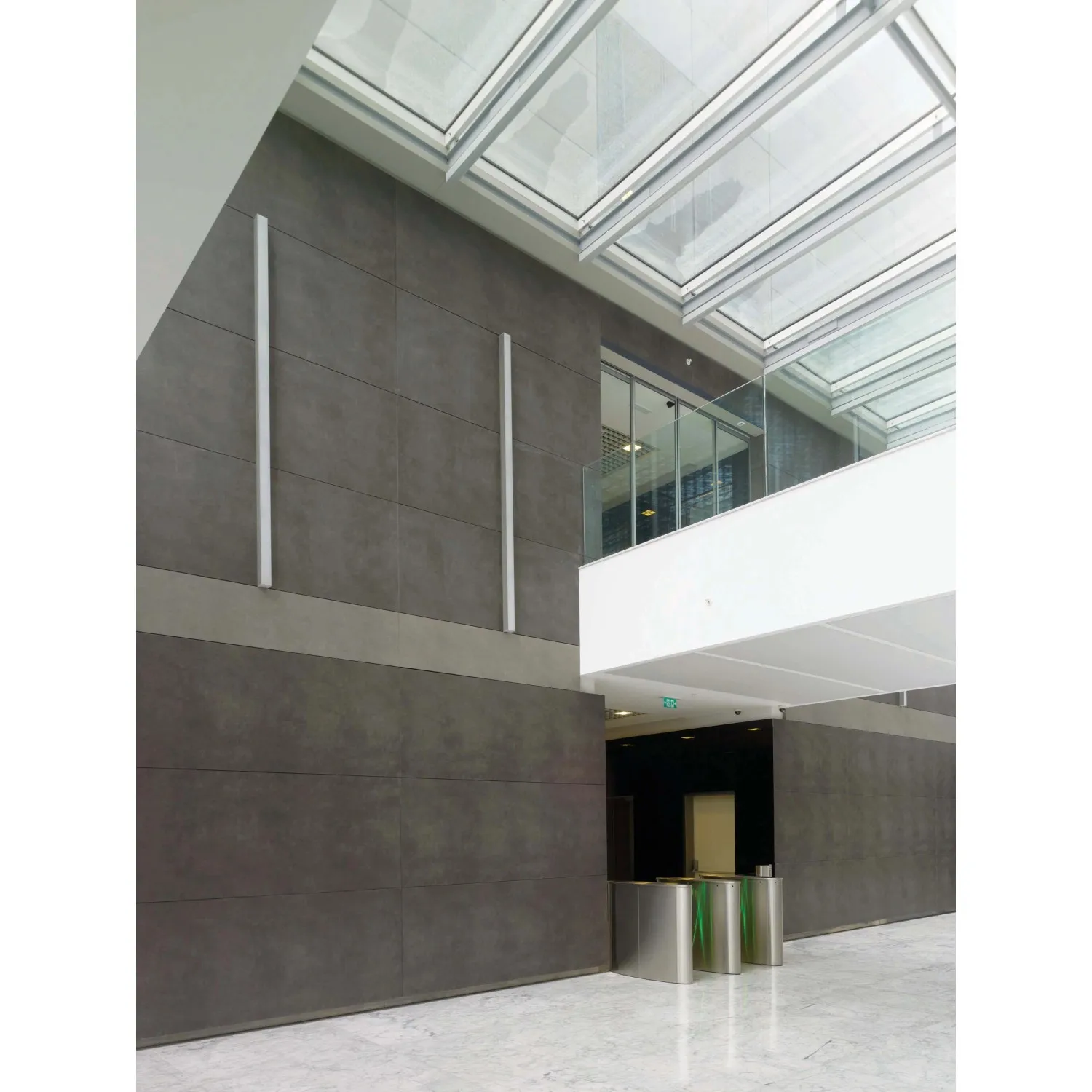 Piastrella grandi formati Luxury Cement antracite 100 x 300 cm
