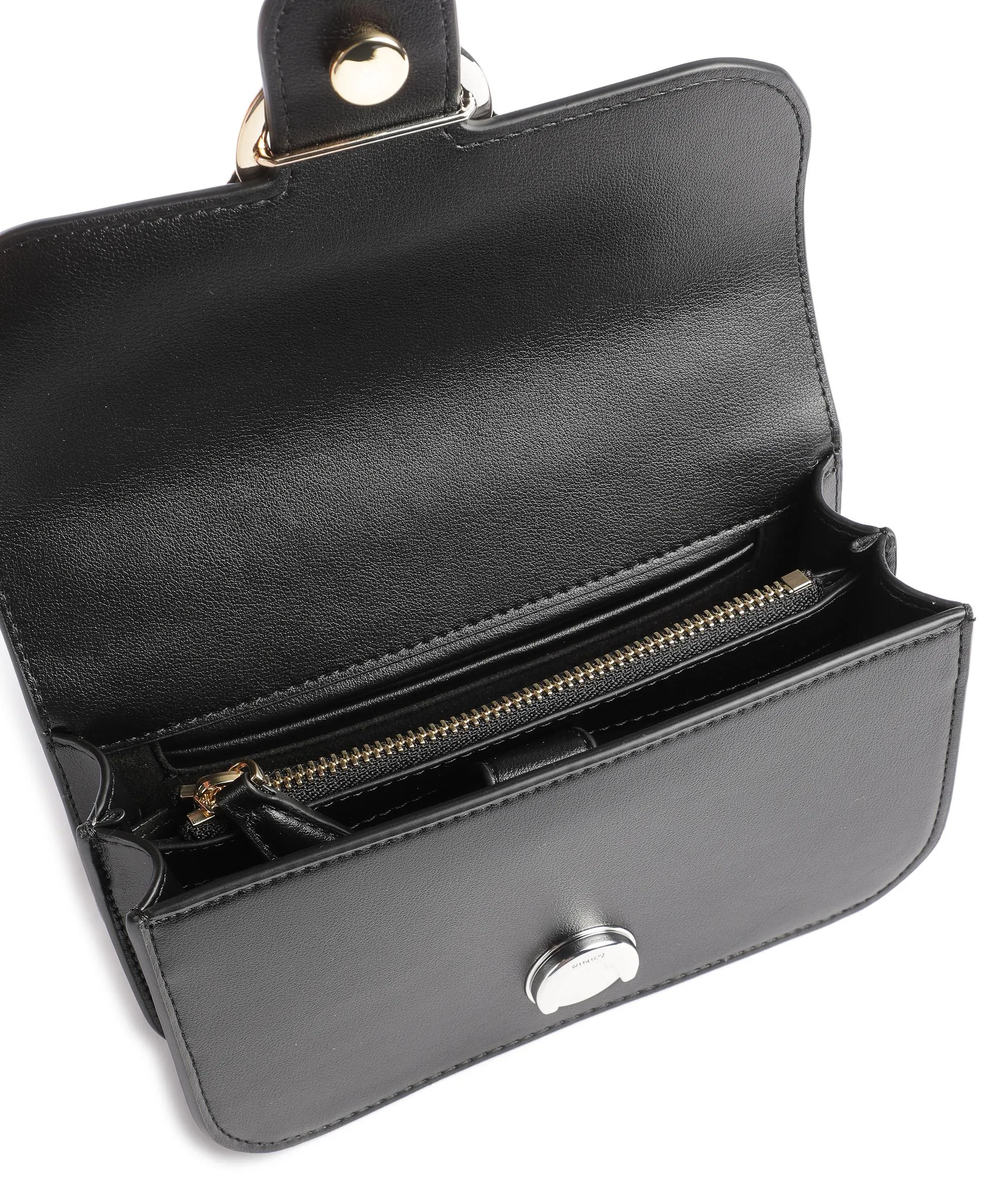  Pinko Love Bell Mini Borsa a tracolla pelle a grana fine nero  