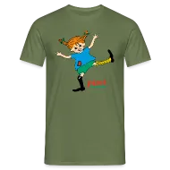 'Pippi Calzelunghe Pippi balla come piace a lei' Maglietta uomo 