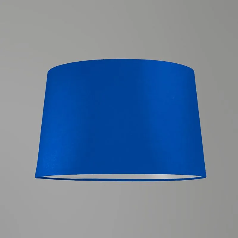 Plafoniera con paralume 'Ton 40 R 2' moderna blu/metallo - adatta per LED / interna