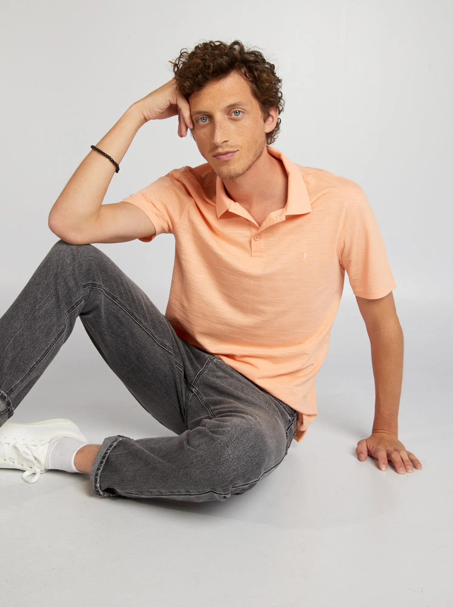 Polo a maniche corte Regular fit - ARANCIONE