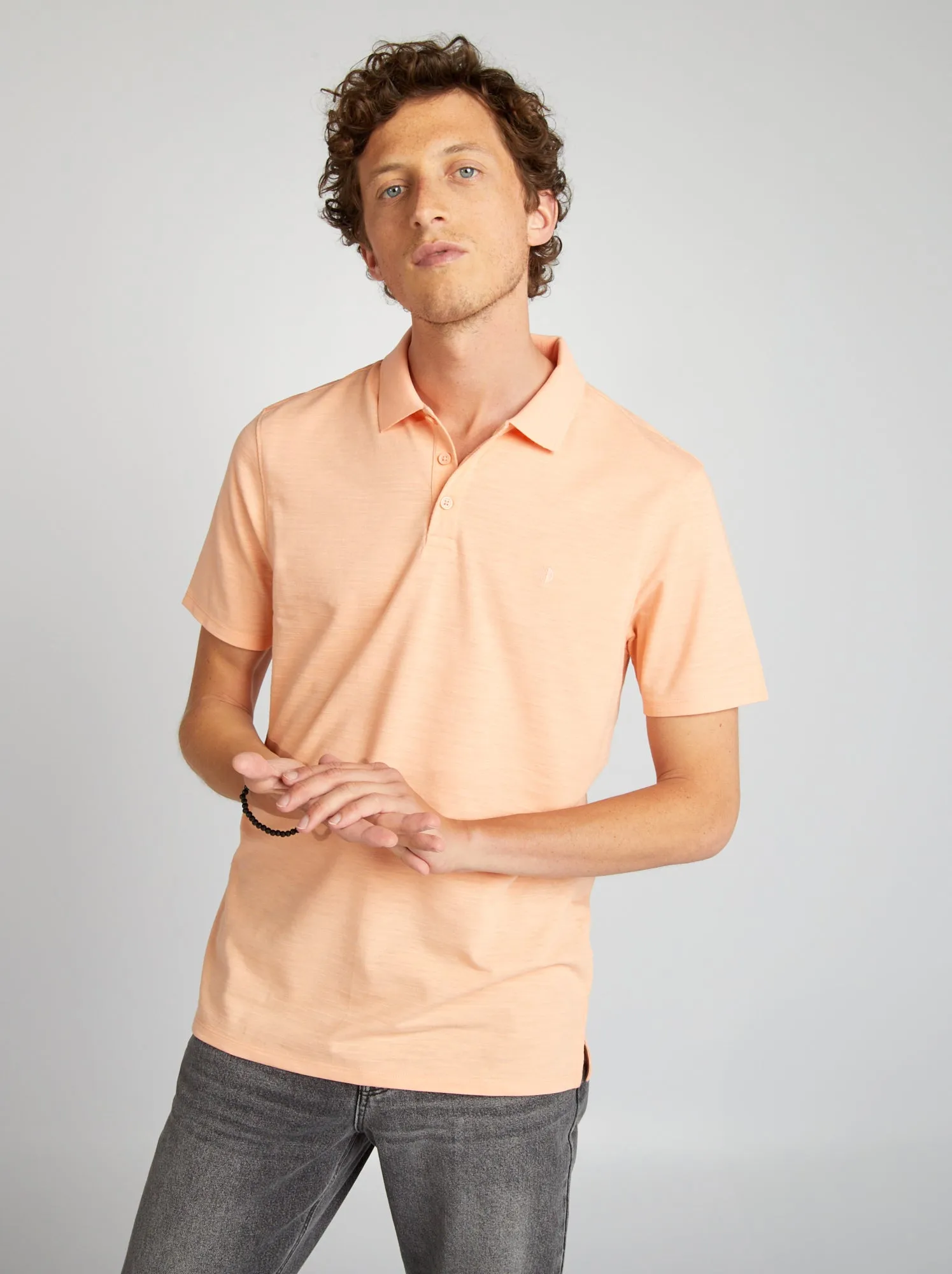 Polo a maniche corte Regular fit - ARANCIONE