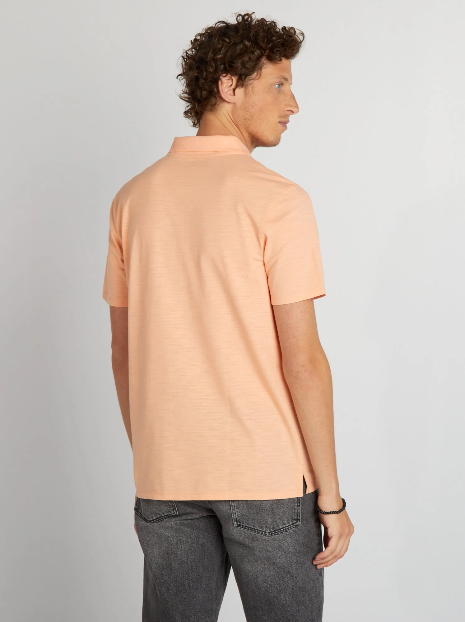 Polo a maniche corte Regular fit - ARANCIONE
