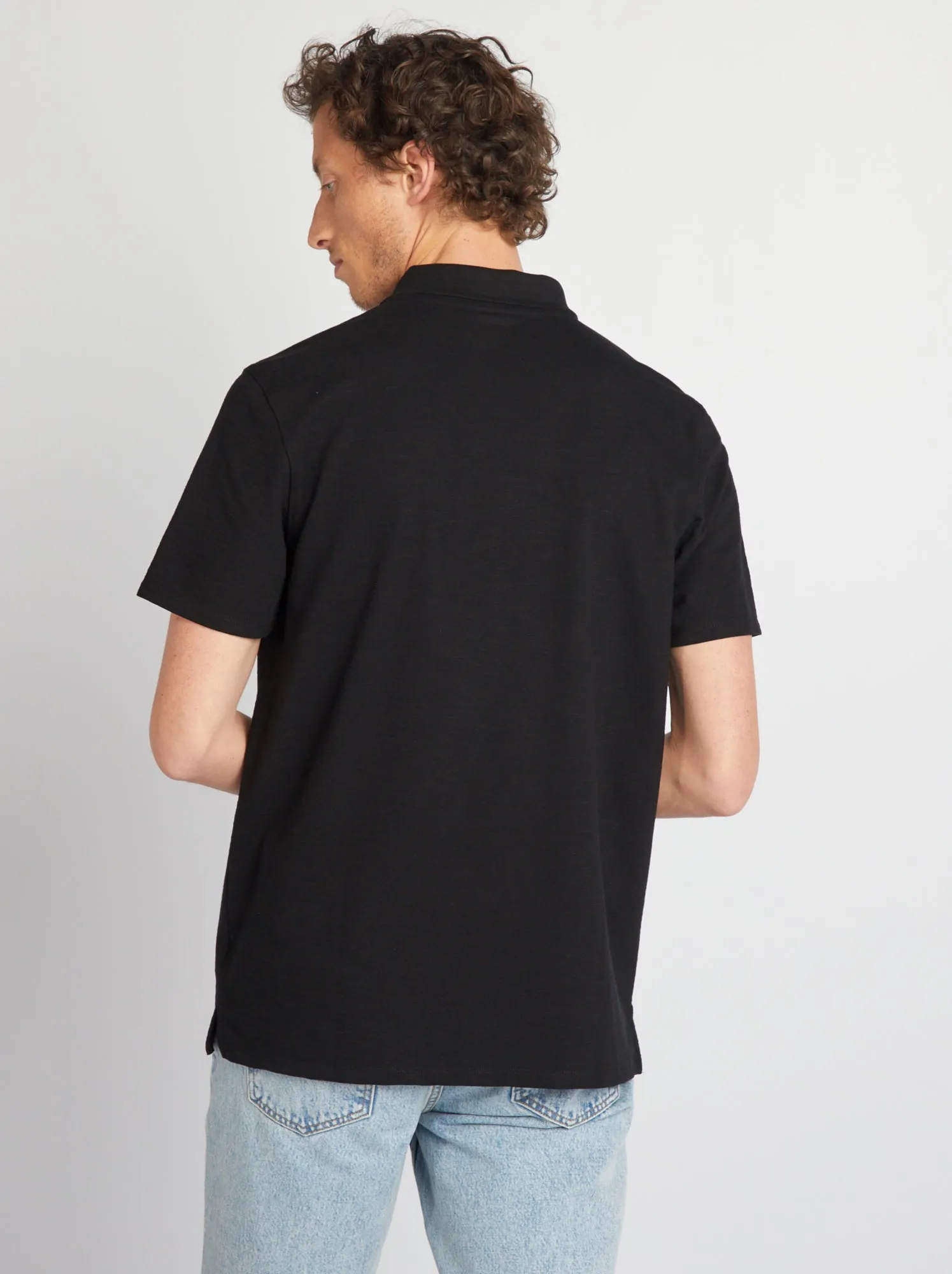 Polo a maniche corte Regular fit - nero