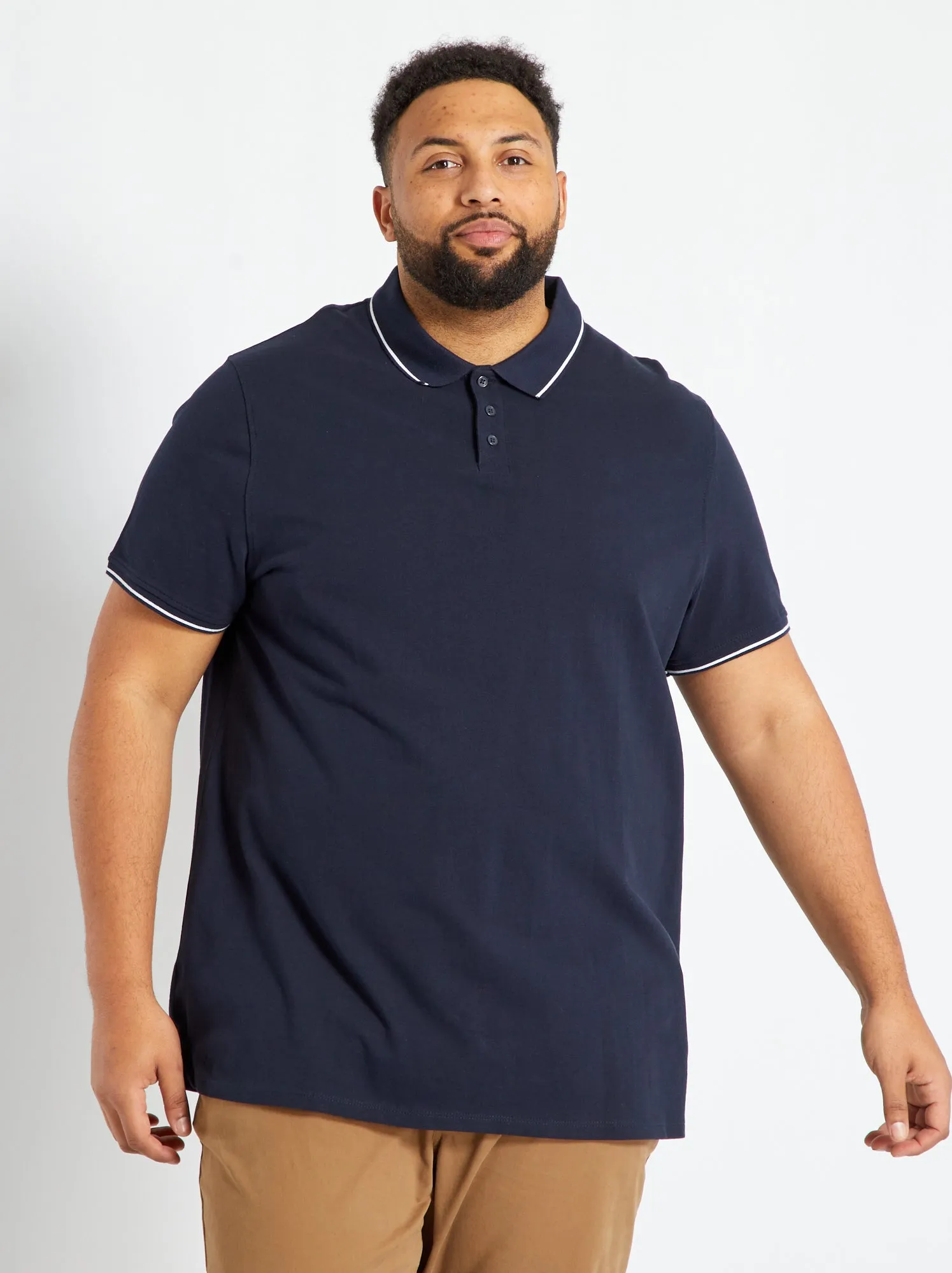 Polo in cotone - BLU