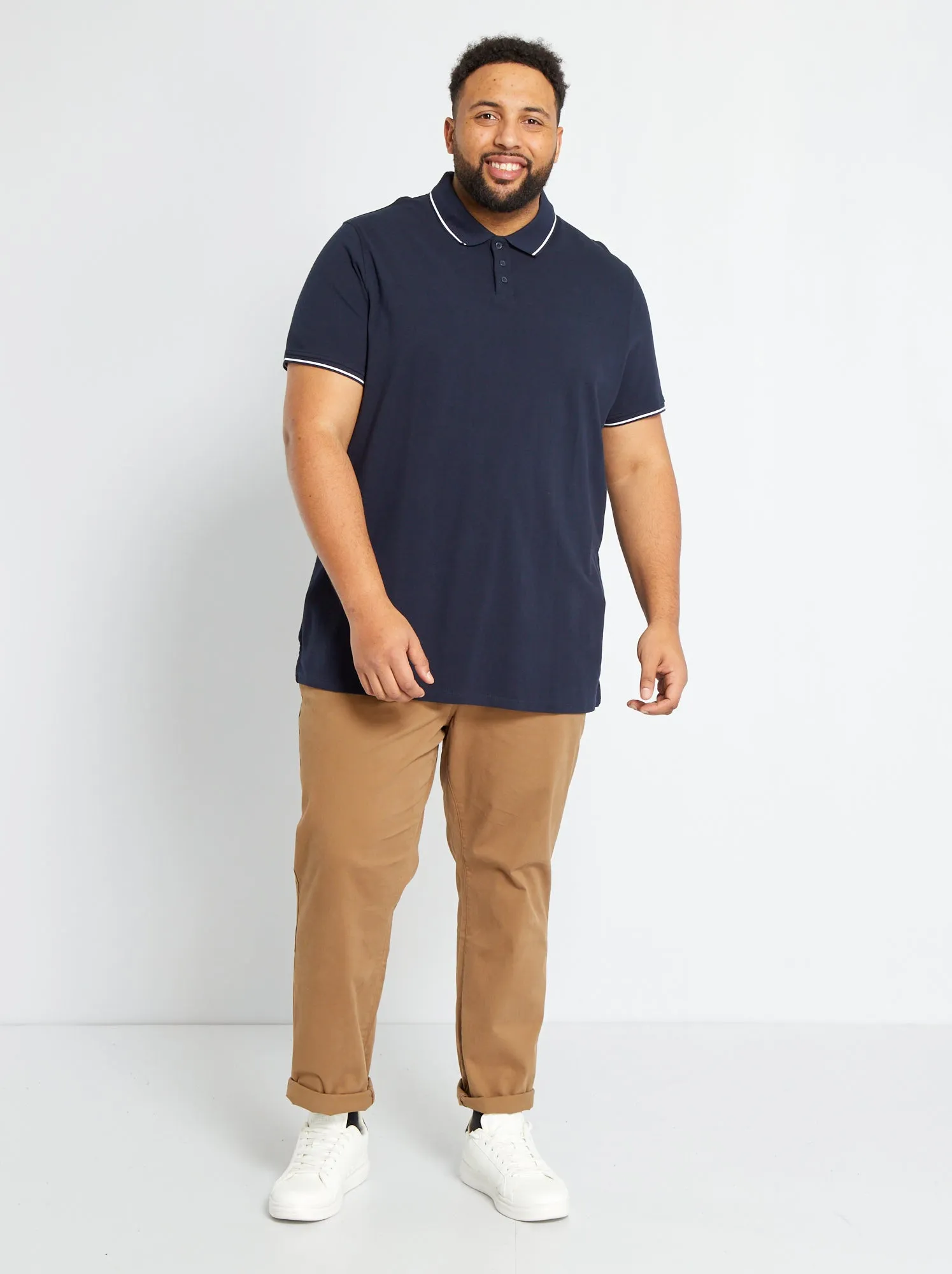 Polo in cotone - BLU