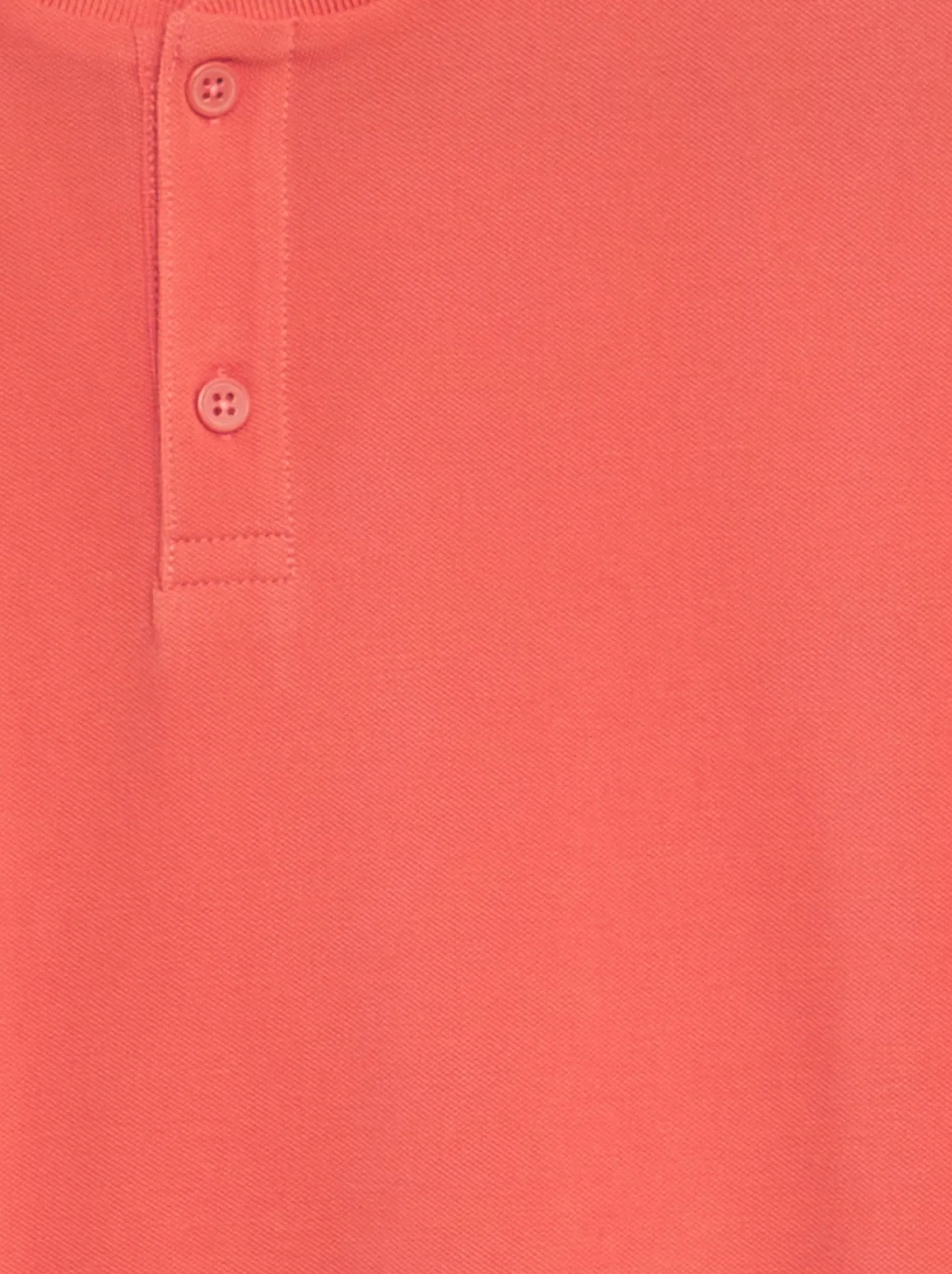 Polo in piqué di cotone tinta unita - ARANCIONE