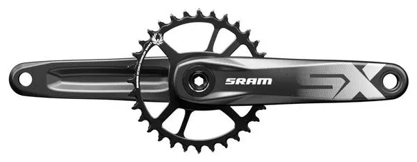 Prodotto ricondizionato - Guarnitura Sram SX Eagle Power Spline Boost 32T Direct Mount 12V (senza scatola) Nero