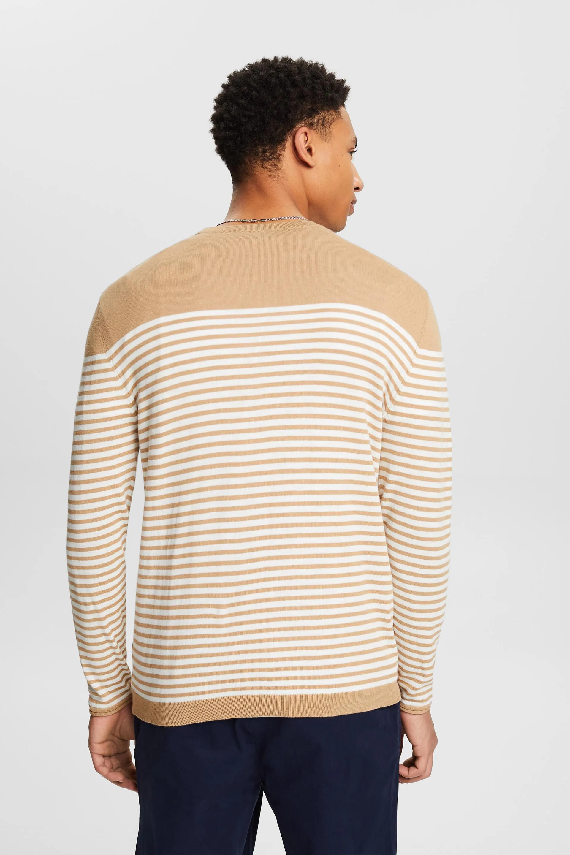 Pullover a righe in cotone
