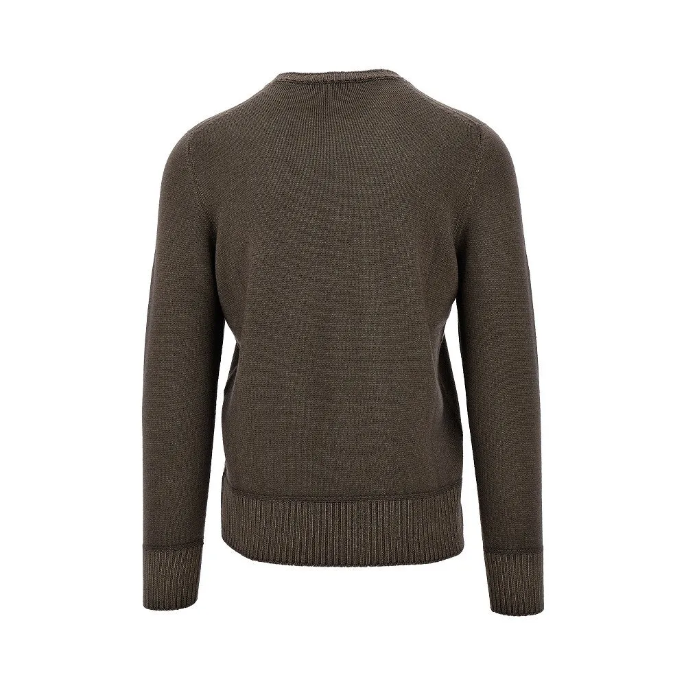 Pullover girocollo in lana Merino Extrafine