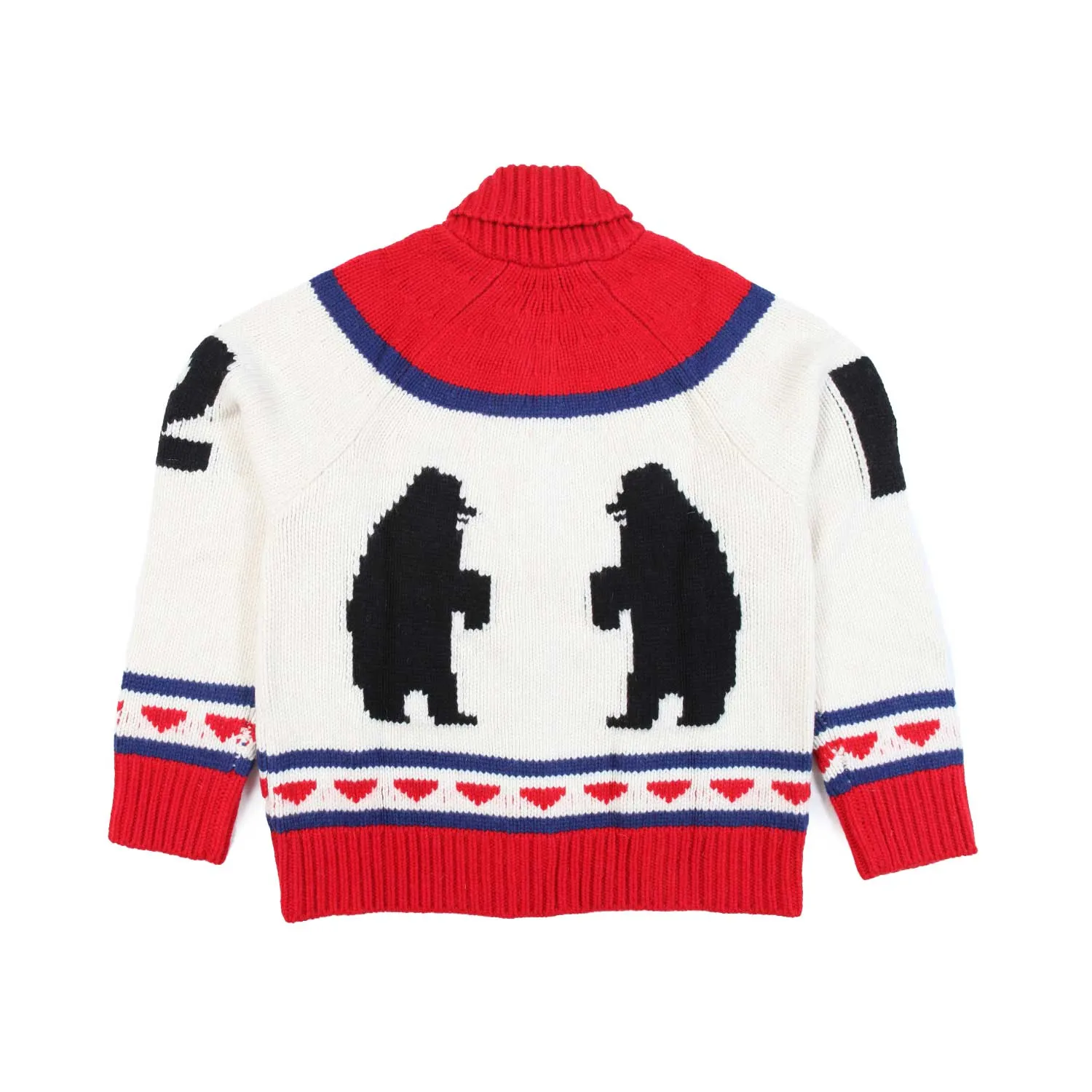 Pullover Unisex Multicolor Con Zip