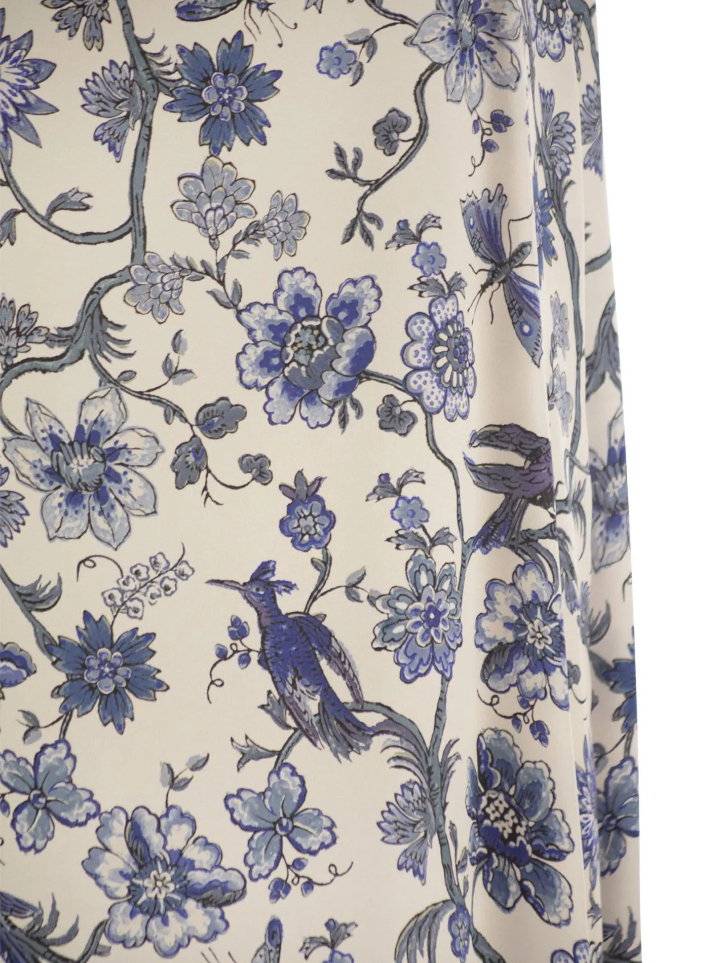 REVERE – Printed silk T-shirt dress