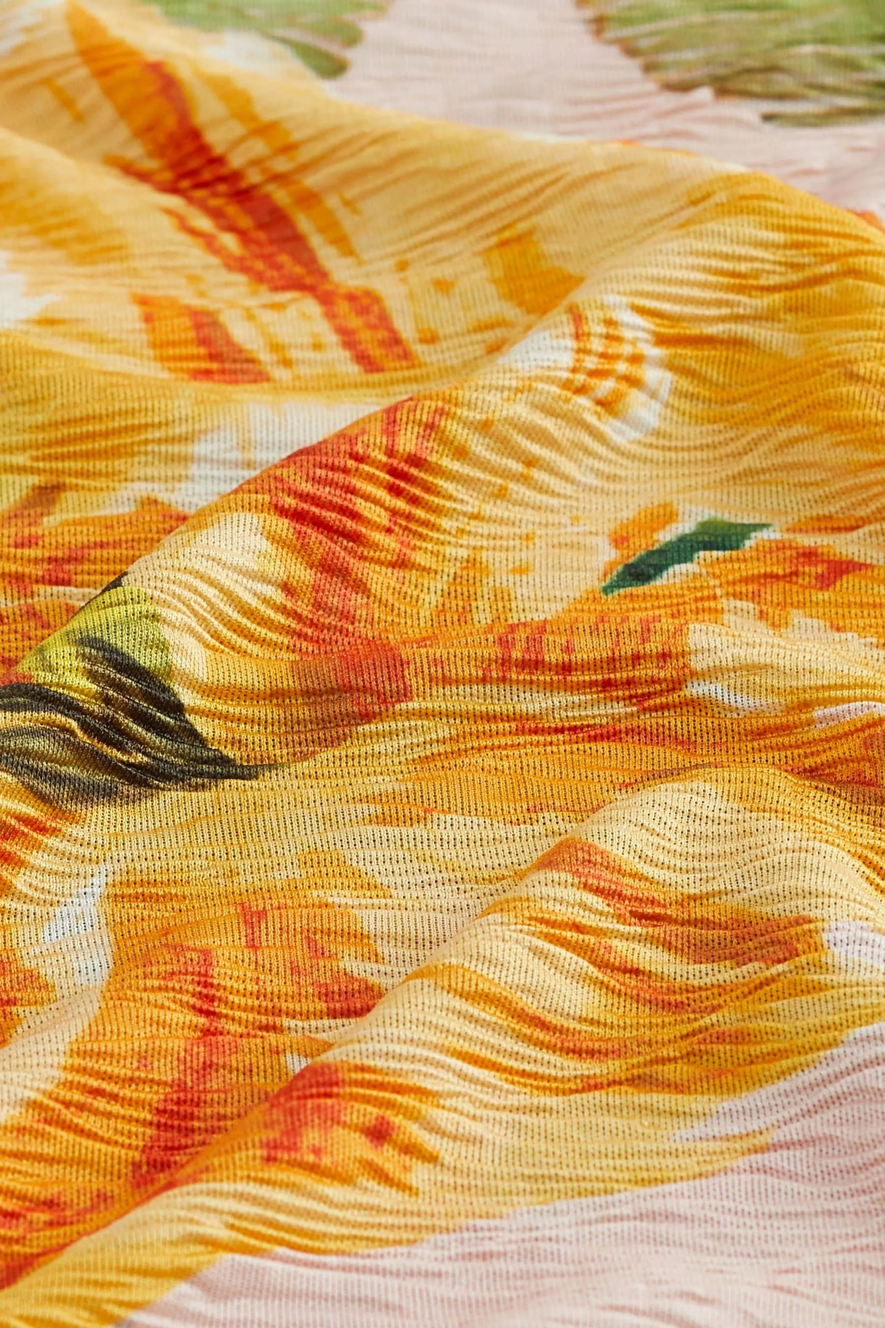 Rosa pastello a fiori  - Kew Collection - Manica corta - Abito maxi con scollo a V