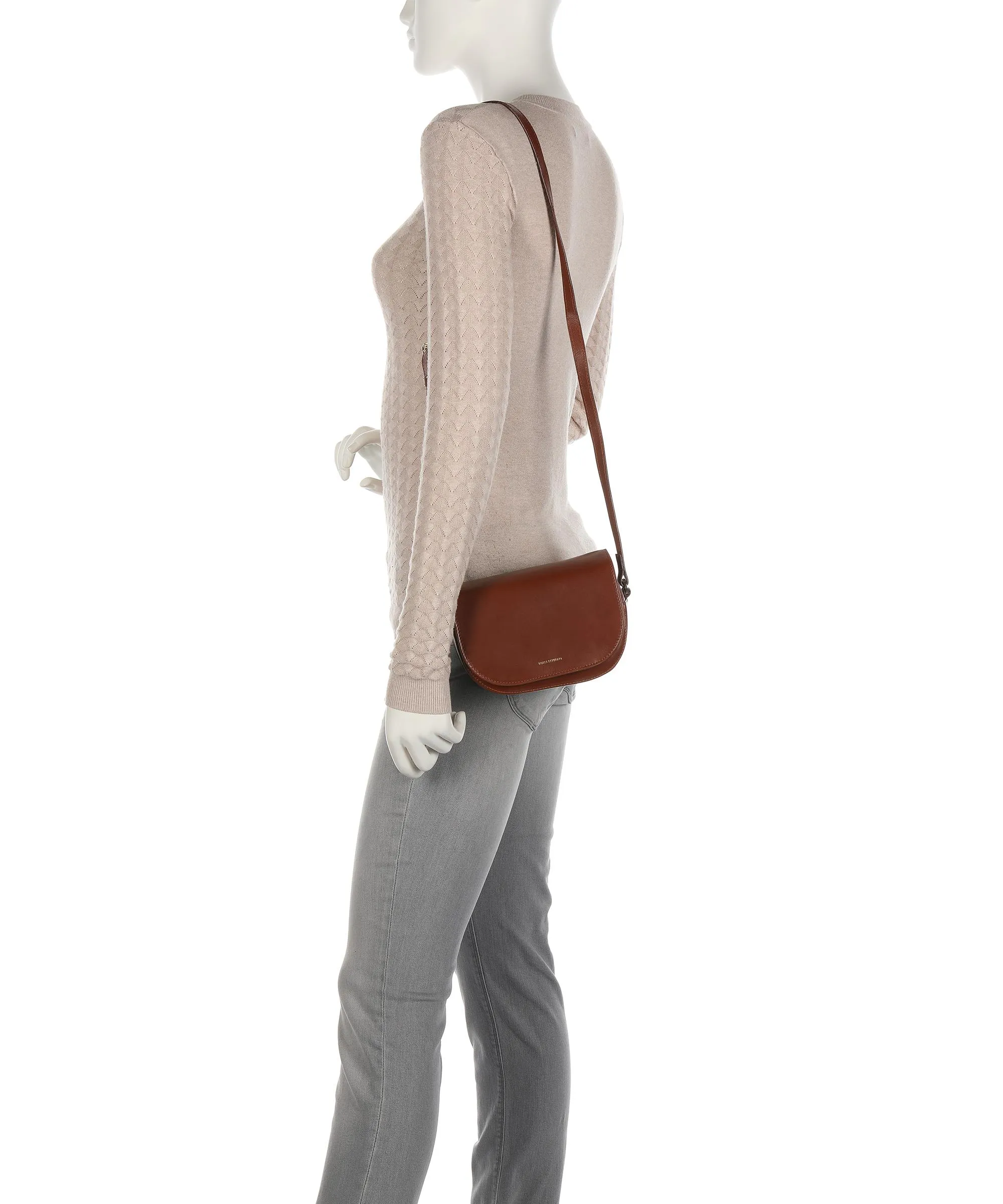  Royal RepubliQ Raf Curve Borsa a tracolla pelle di bufalo cognac  