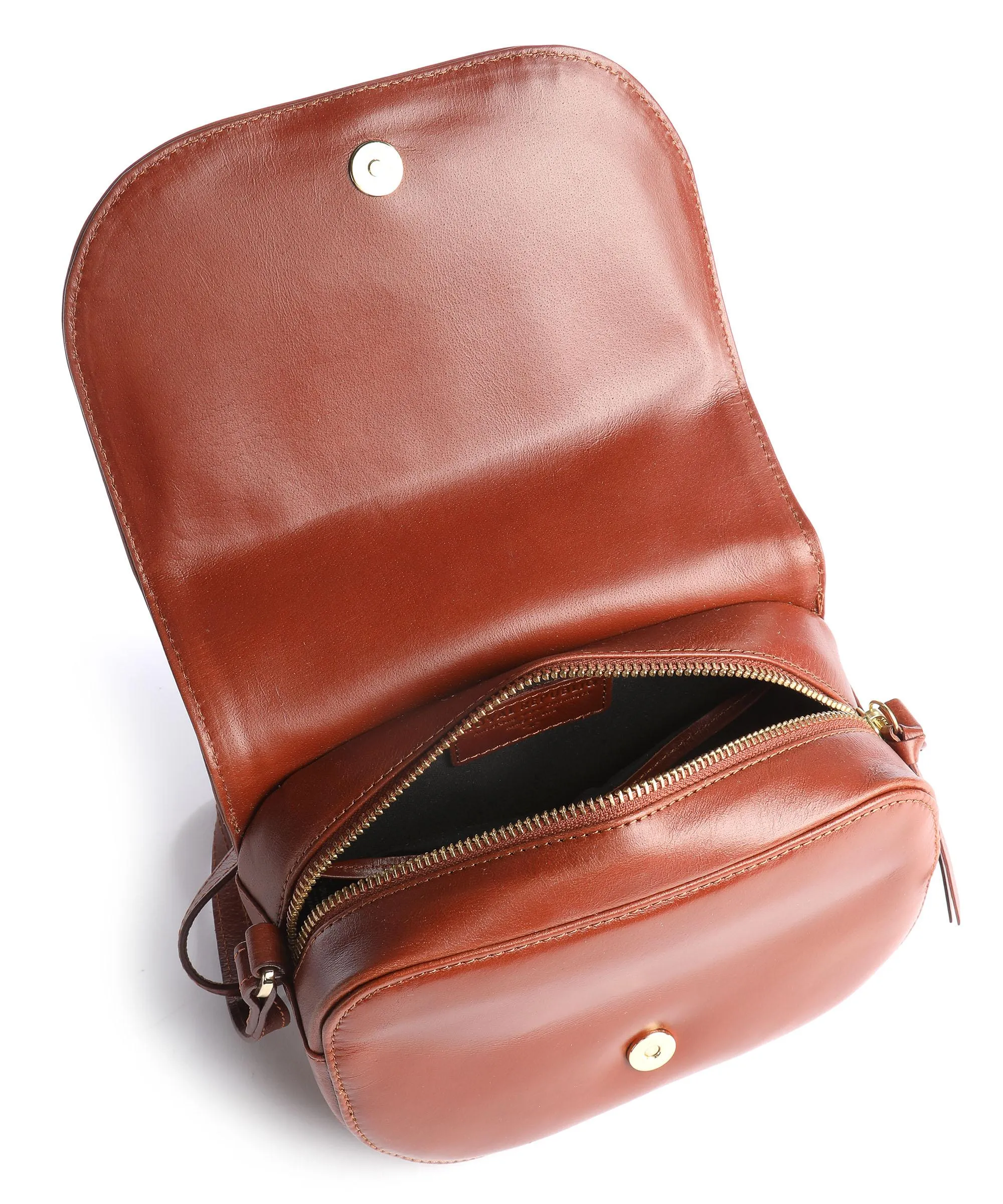  Royal RepubliQ Raf Curve Borsa a tracolla pelle di bufalo cognac  