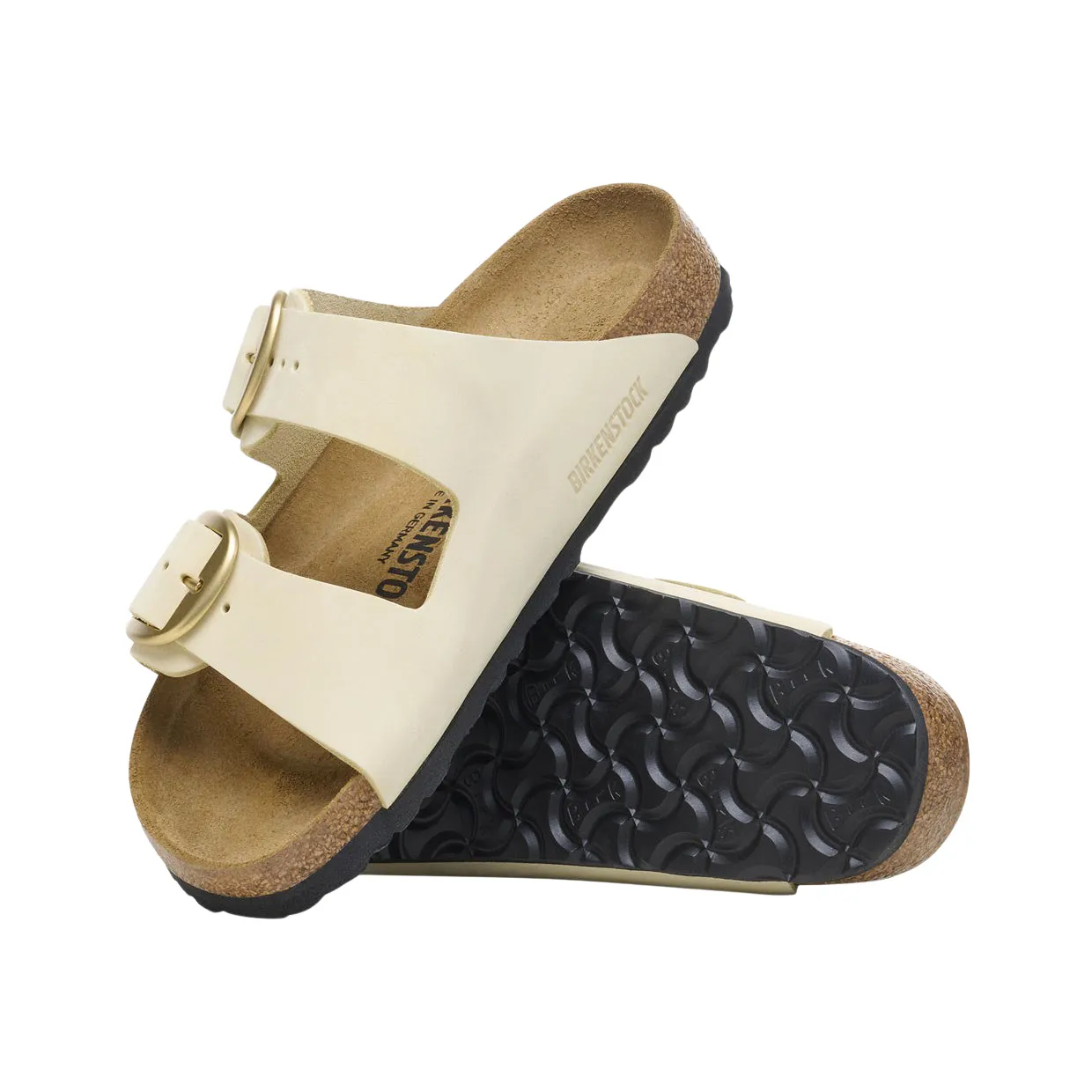 Sandali Donna Birkenstock Arizona Big Buckle Ecru