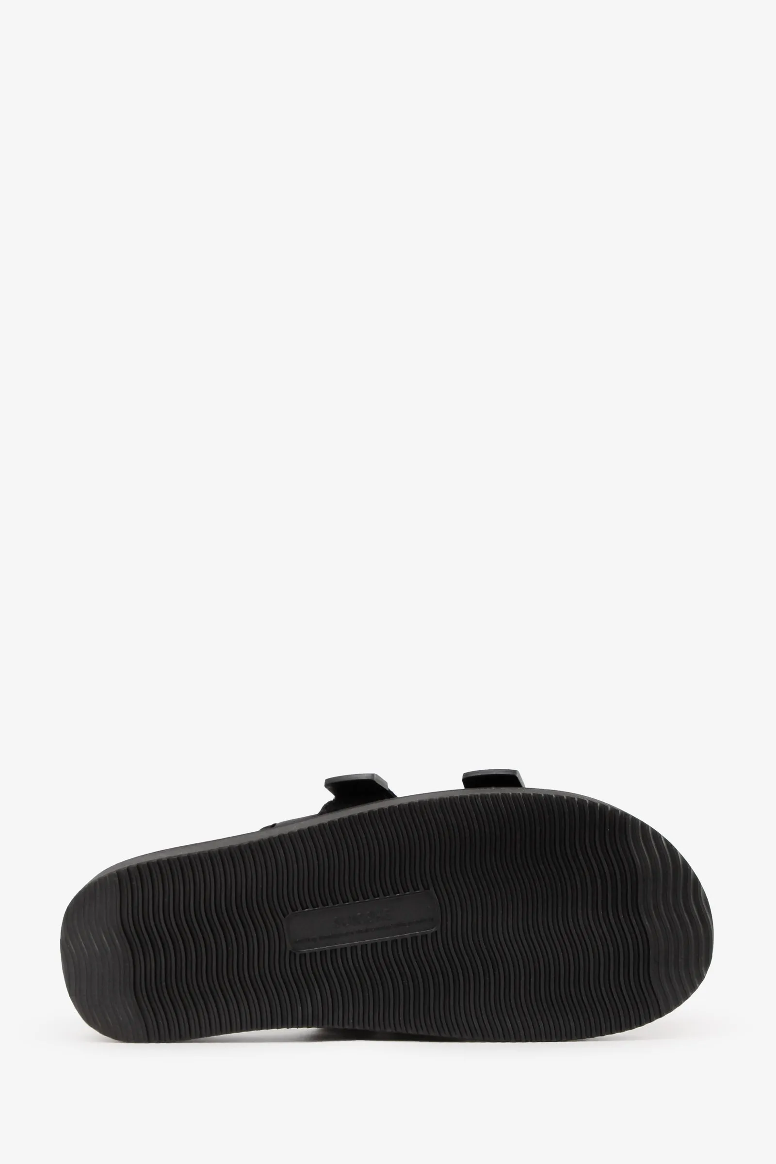 Sandali flats MOTO-PO in nylon nero