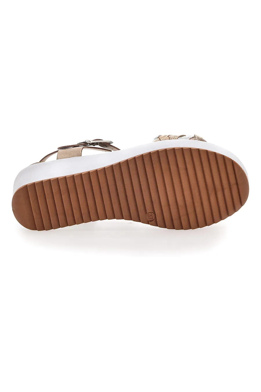 Sandali Platform Gold Cafè Cost 36321