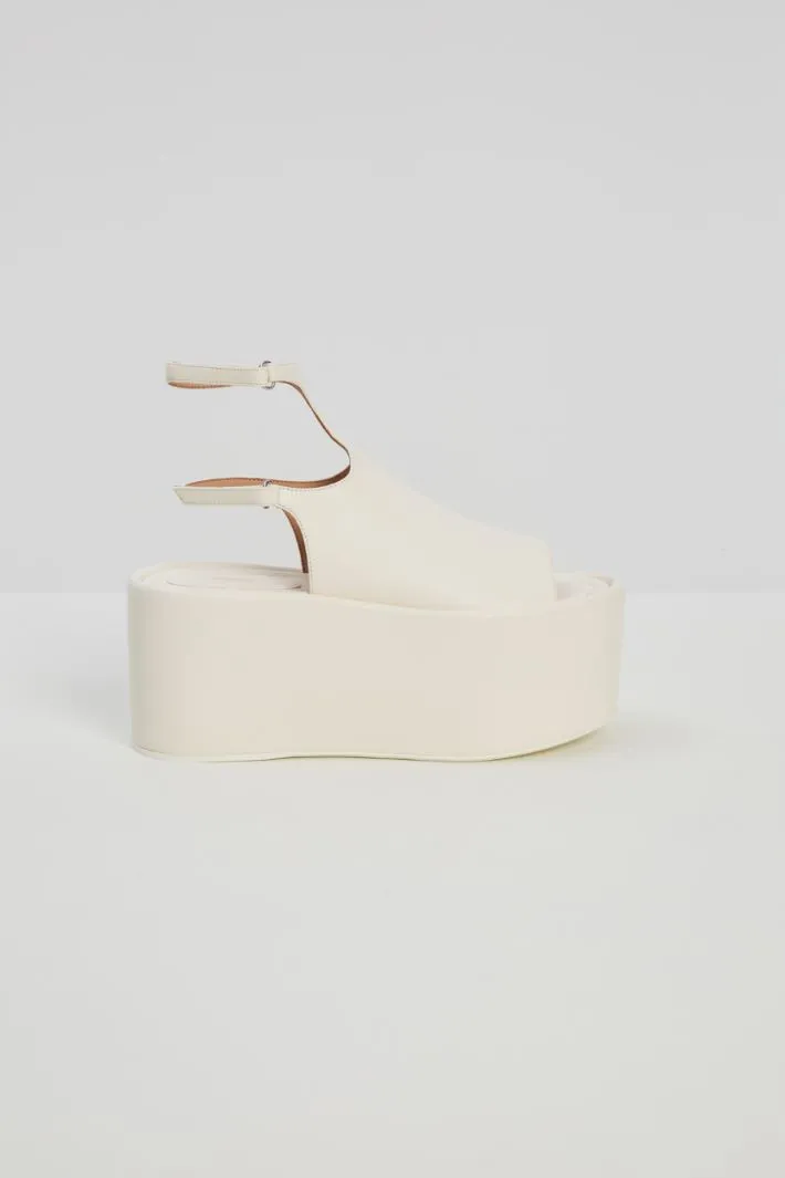 Sandali platform open toe