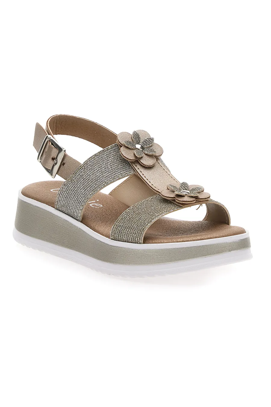 Sandali Platform Platino Grazie 3355