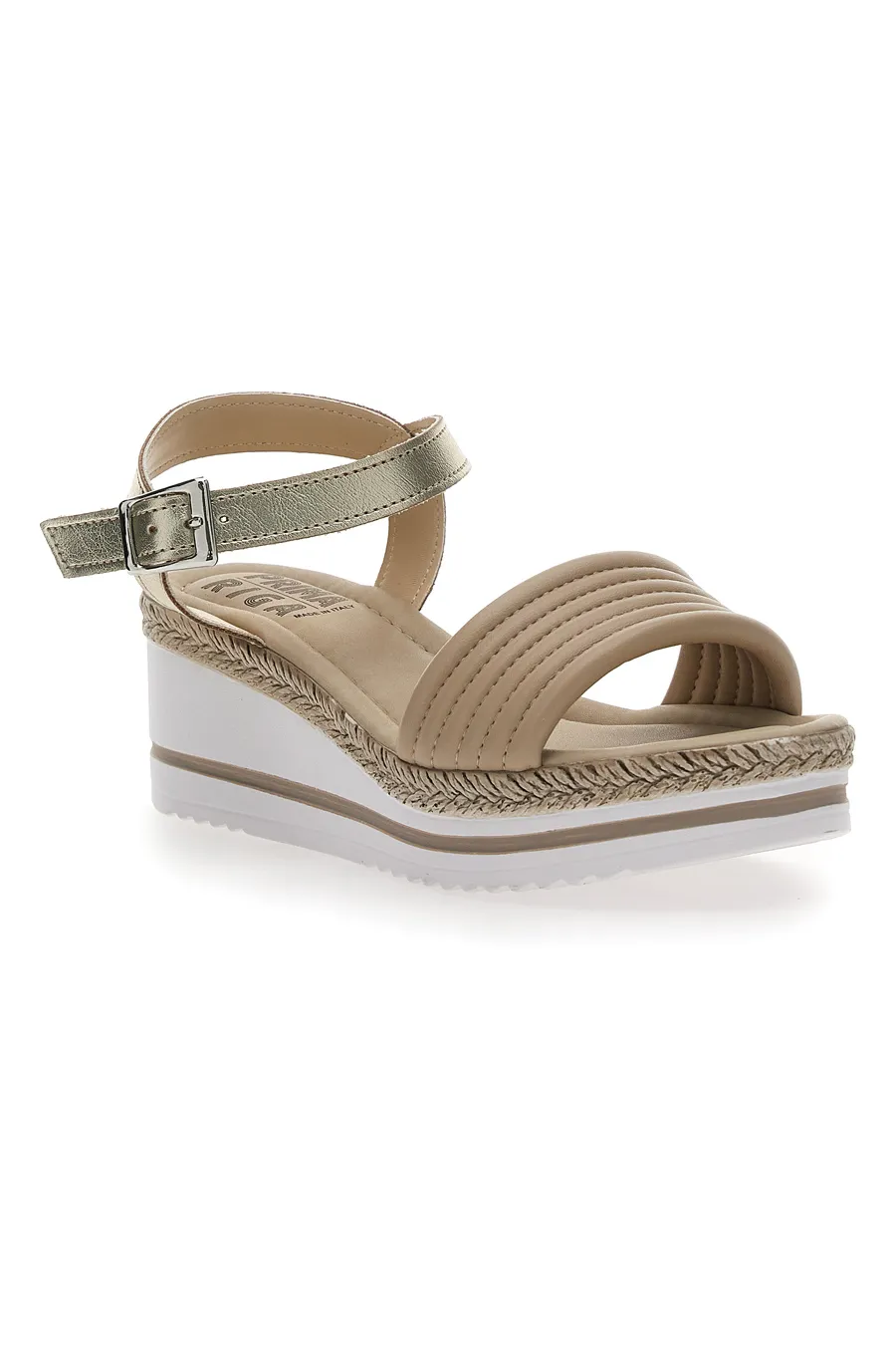 Sandali Platform Prima Riga 378109 Beige