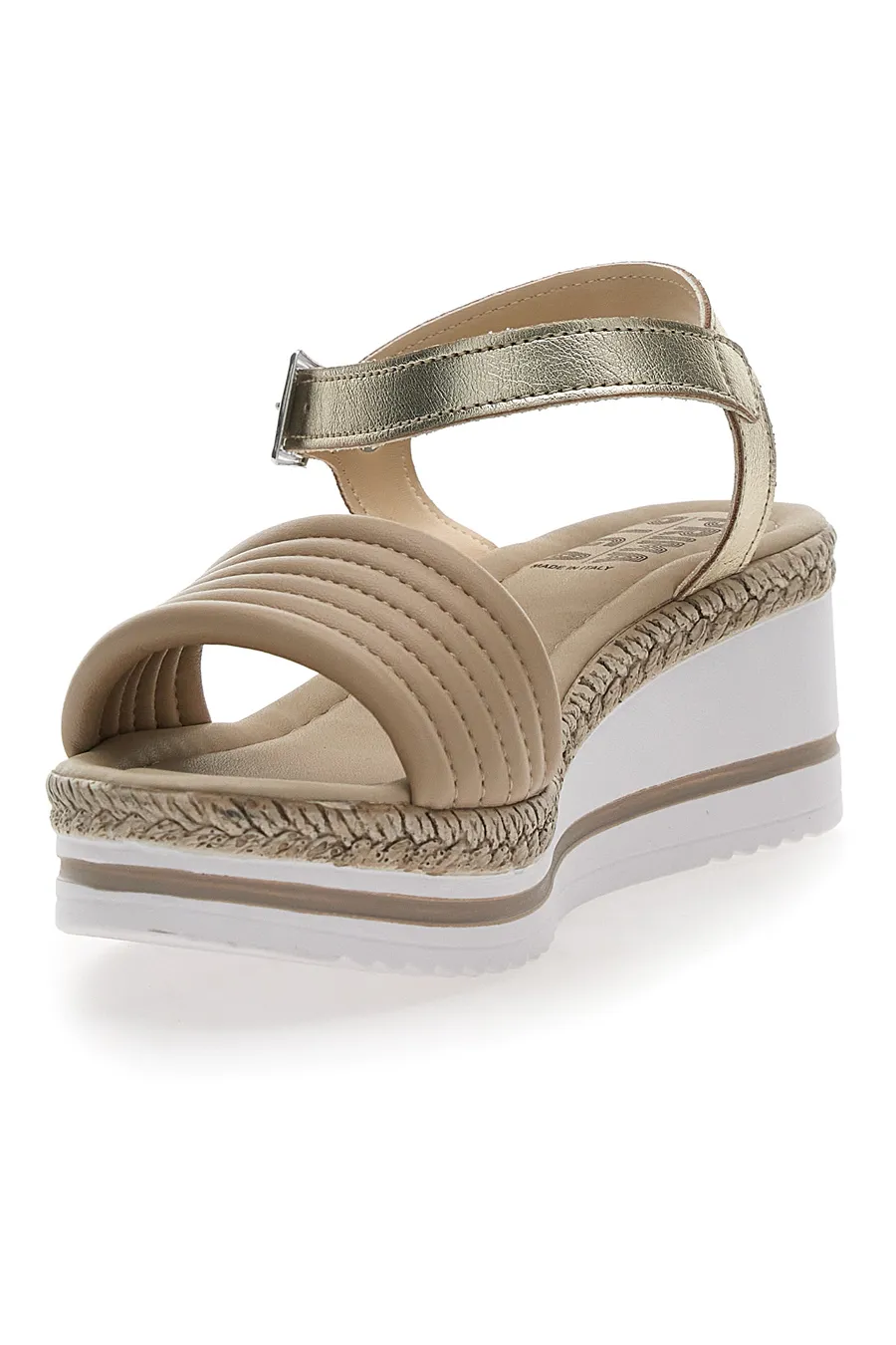 Sandali Platform Prima Riga 378109 Beige