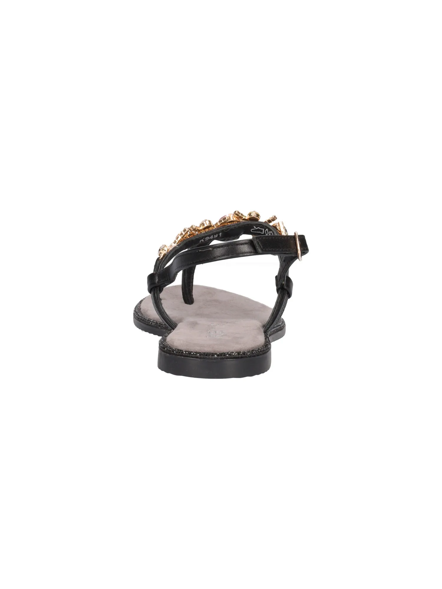 Sandalo infradito keys da donna nero