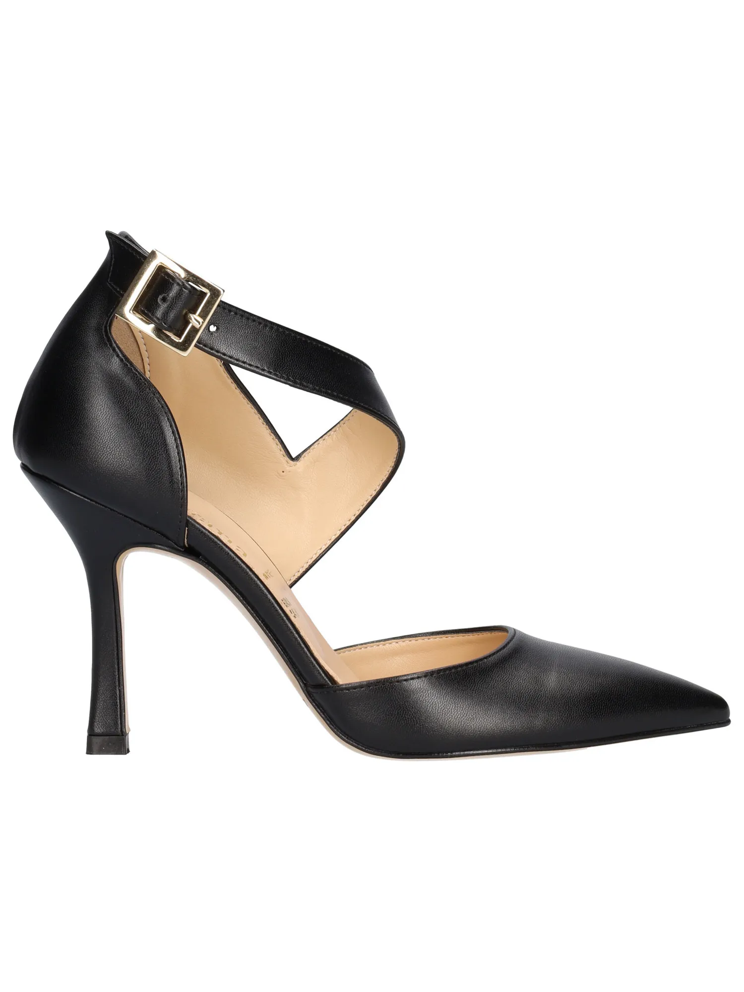 Scarpa con tacco fino Liviana da donna nera