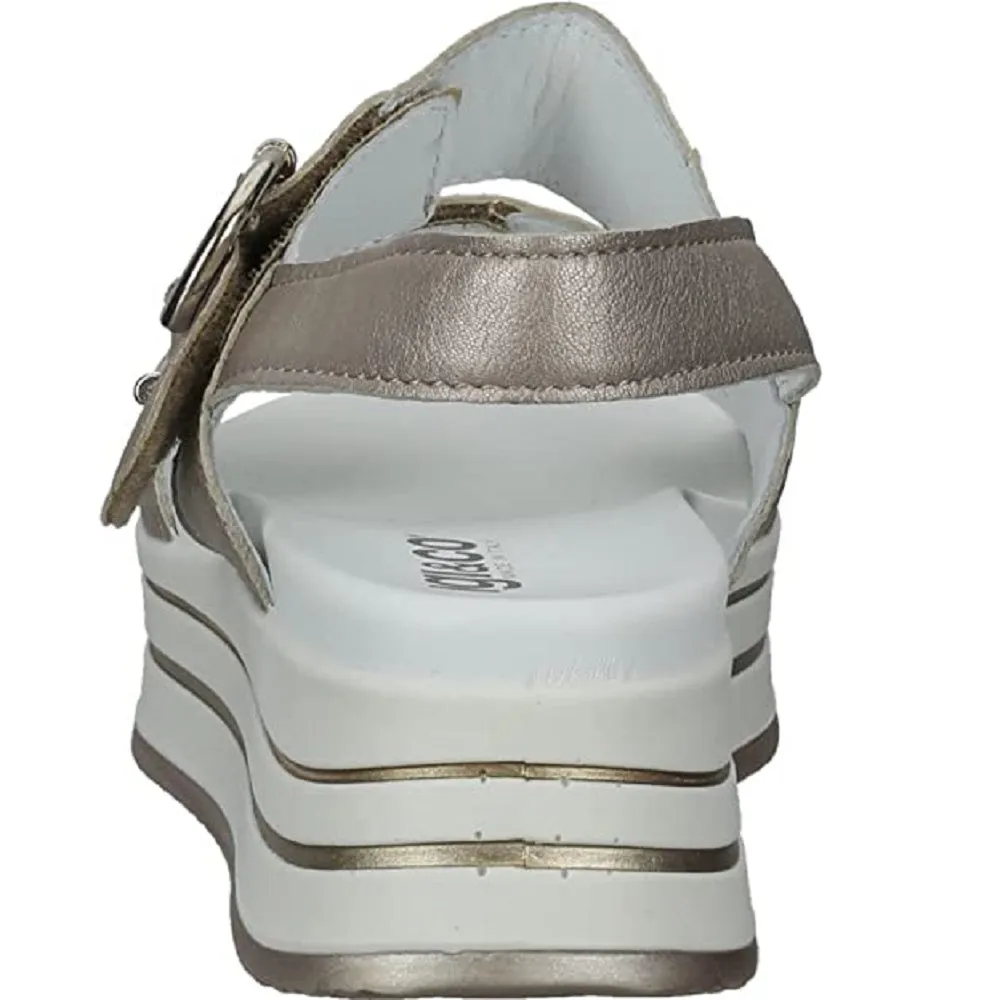 Scarpe donna IGI&CO - art. 1676322 - sandalo doppio strappo champagne casual