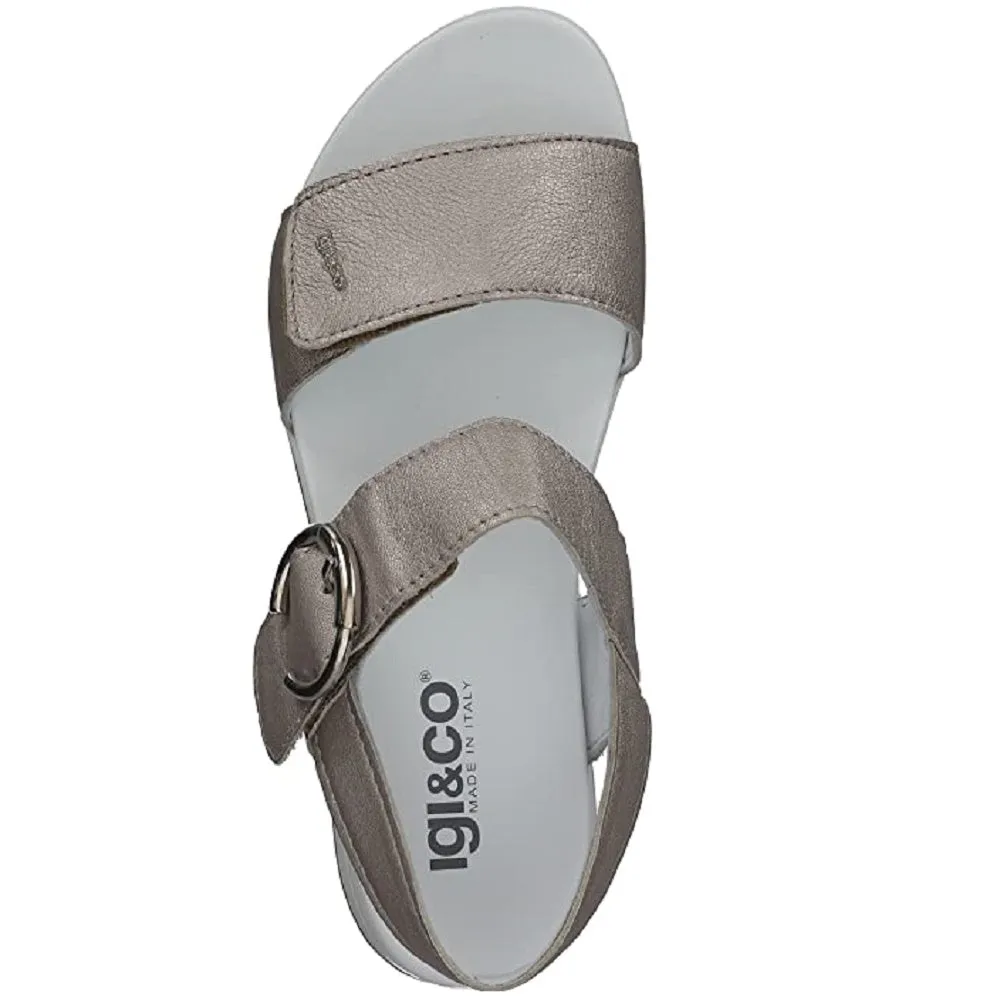 Scarpe donna IGI&CO - art. 1676322 - sandalo doppio strappo champagne casual