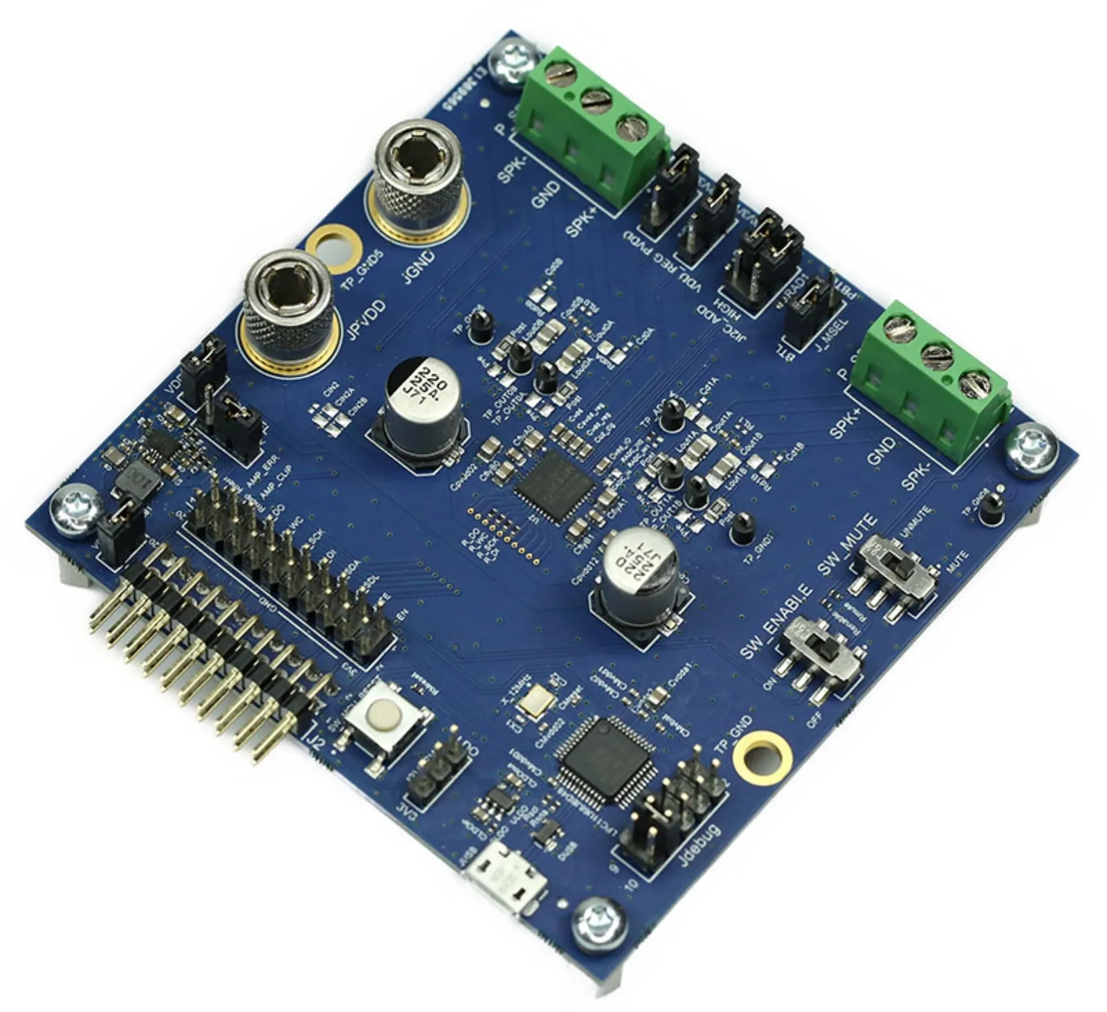Scheda di valutazione Infineon EVALAUDIOMA2304PNSTOBO1, Amplificatore audio per MA2304PNS