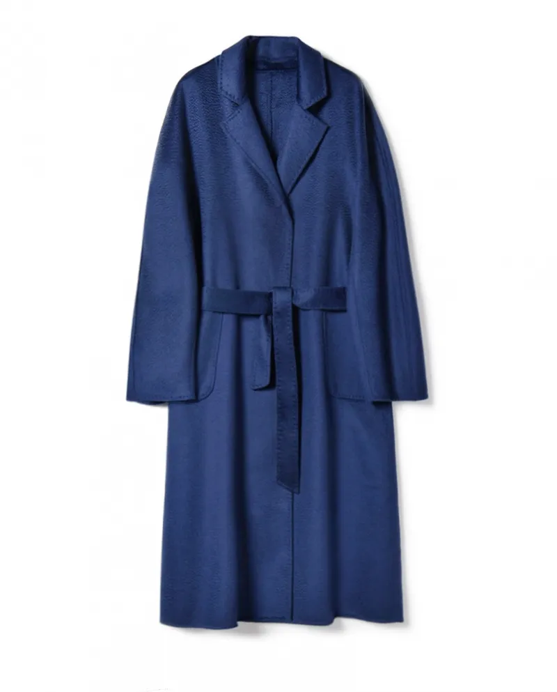 Shenghong accuratamente selezionato 23 Autunno e inverno Nuovo stile M Famiglia Cappotto di lana con ondulazione dell'acqua a do