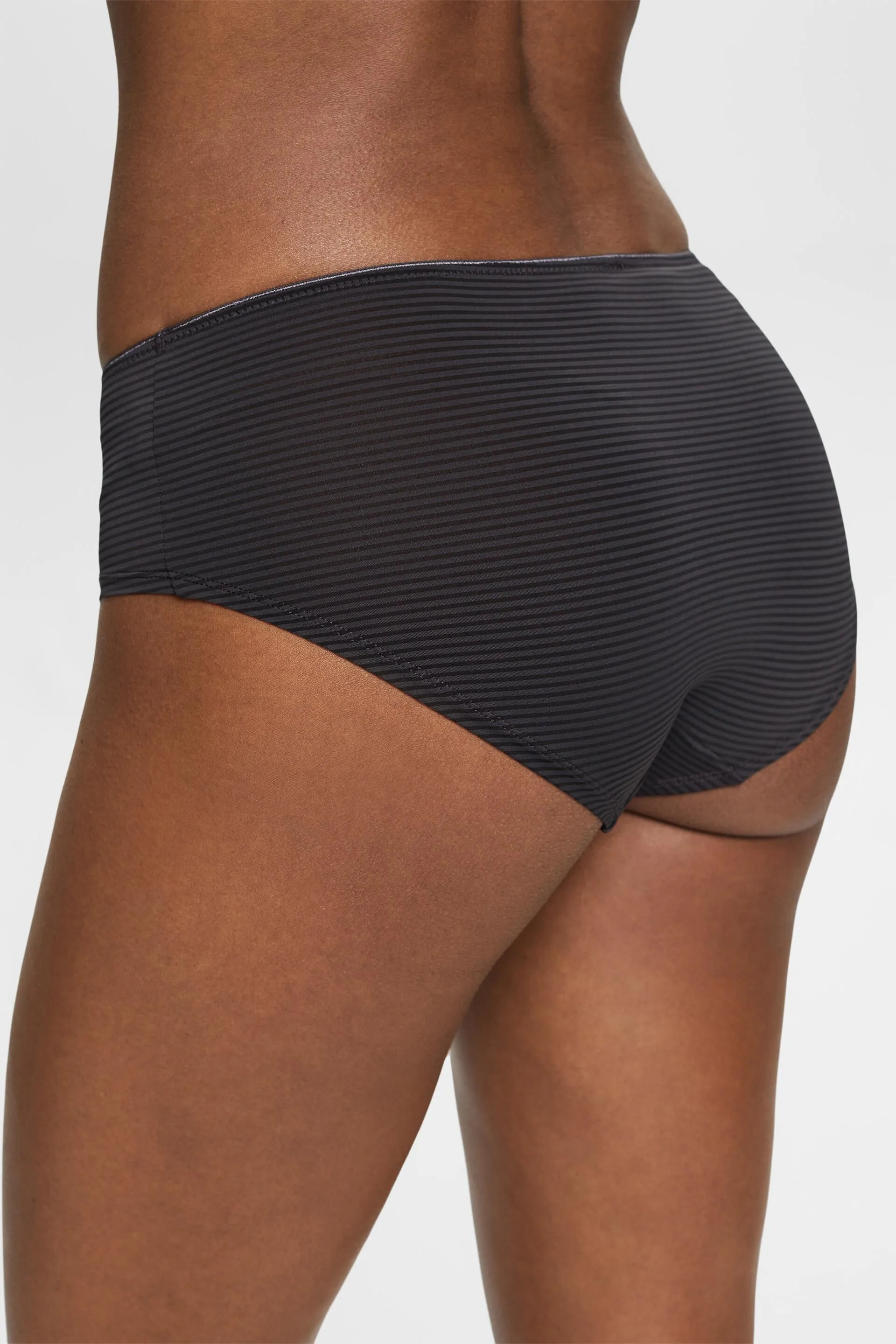 Shorts a righe in microfibra
