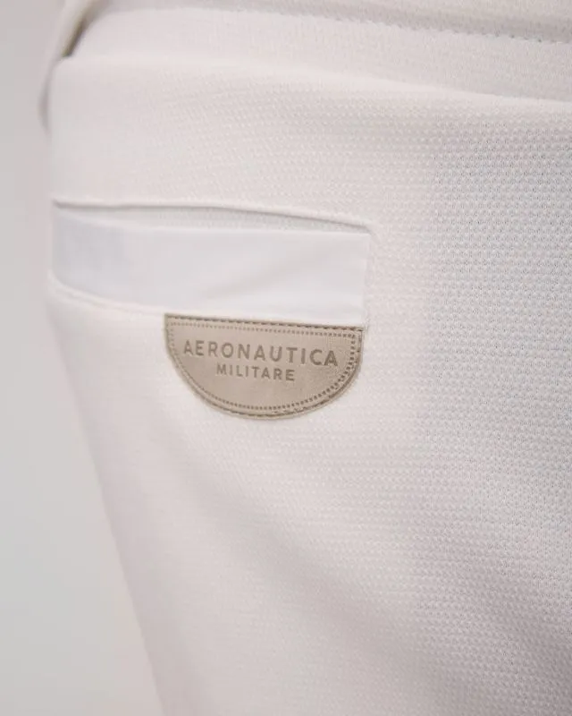 Shorts da tuta bianchi da uomo Aeronautica Militare