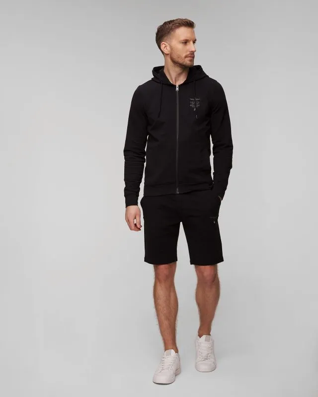 Shorts da tuta neri da uomo Aeronautica Militare