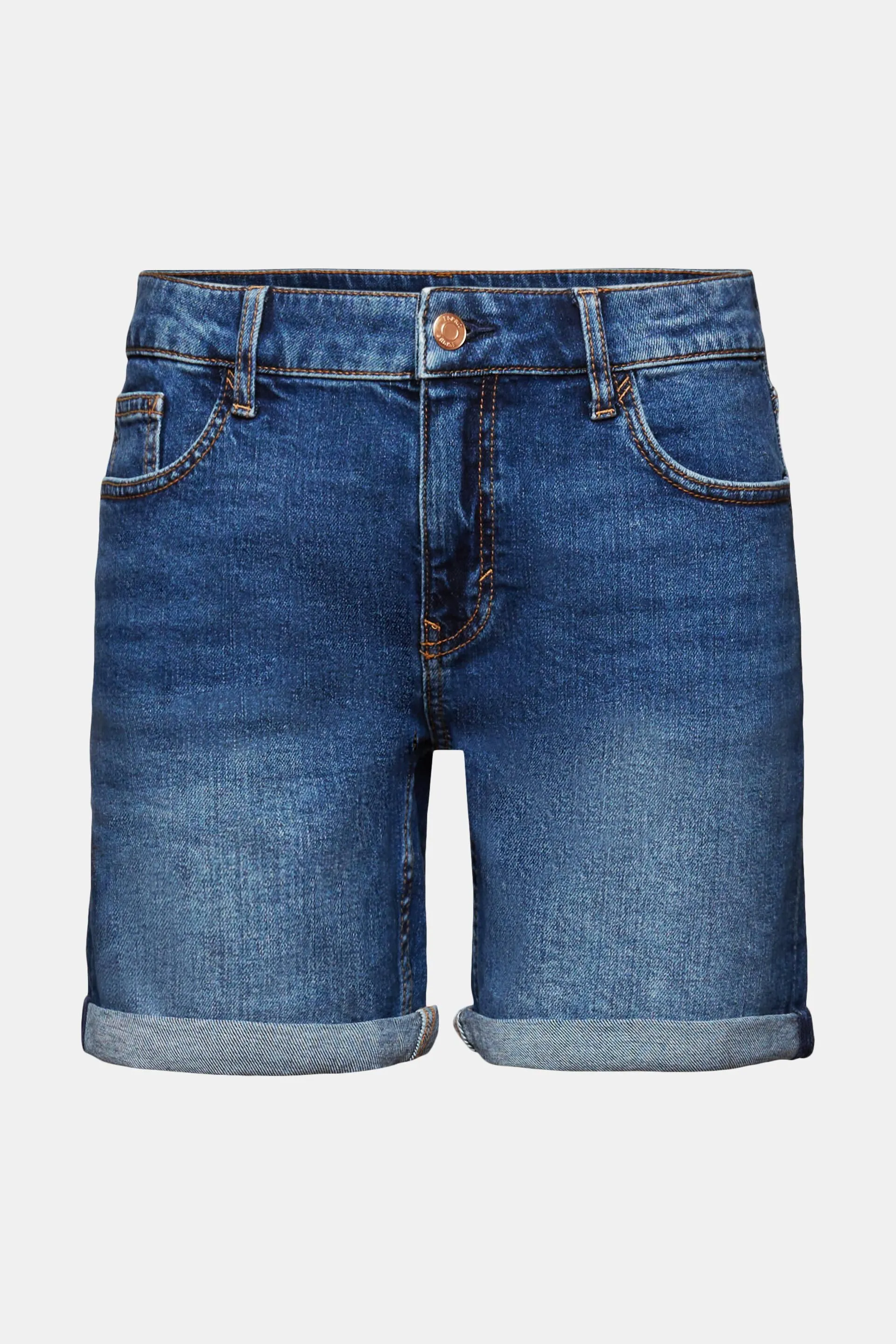 Shorts in denim a vita media, classici e retrò