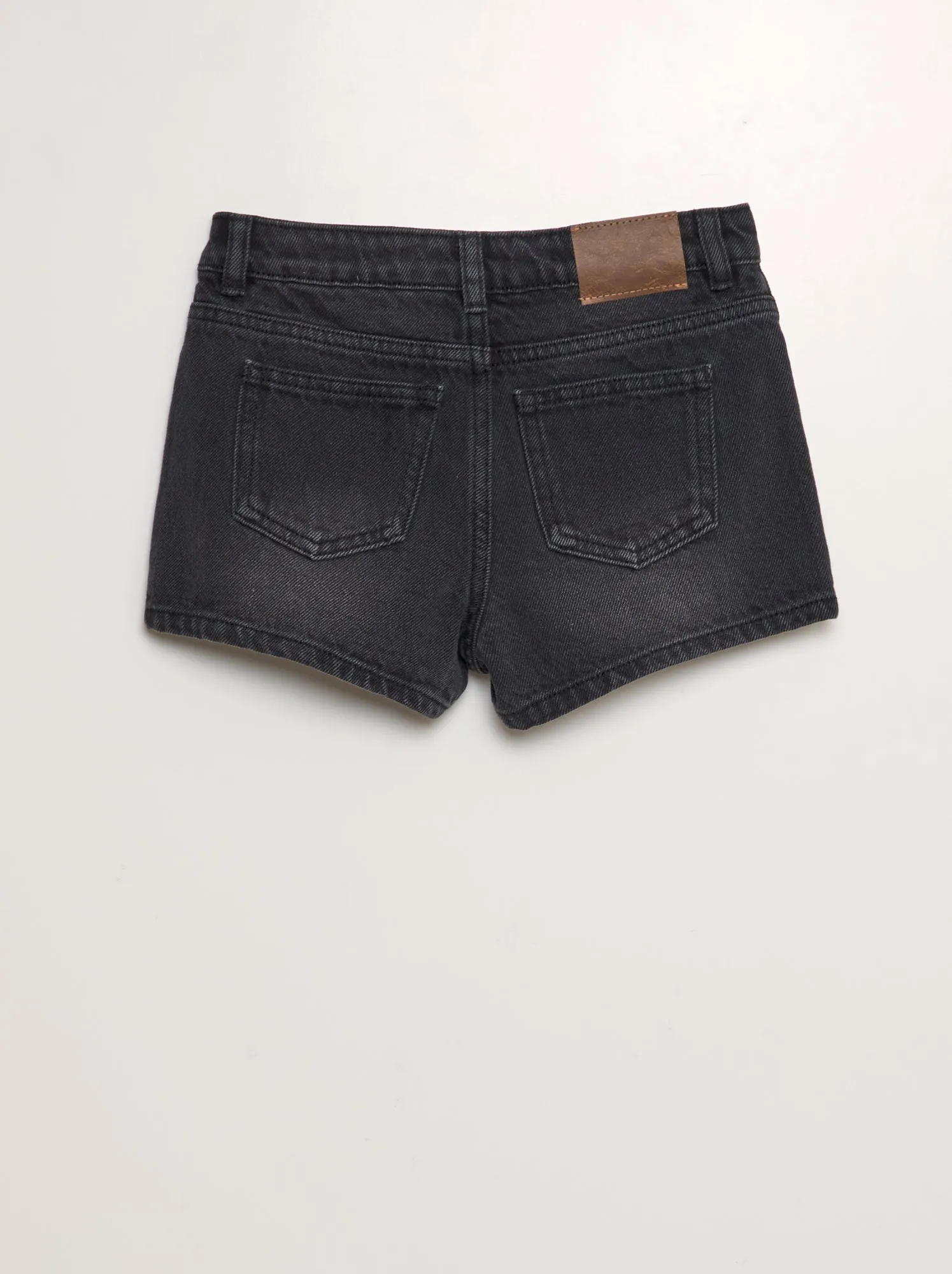 Shorts in jeans classici - NERO