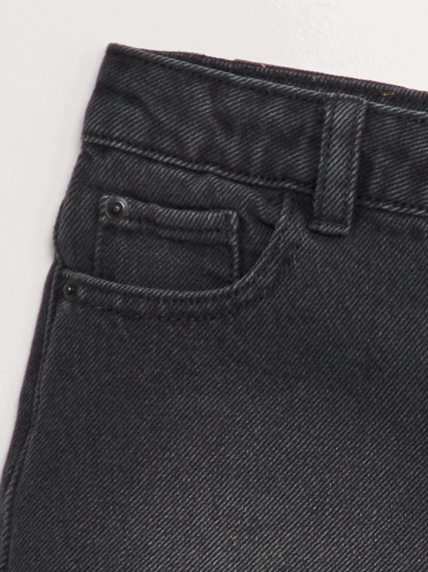 Shorts in jeans classici - NERO