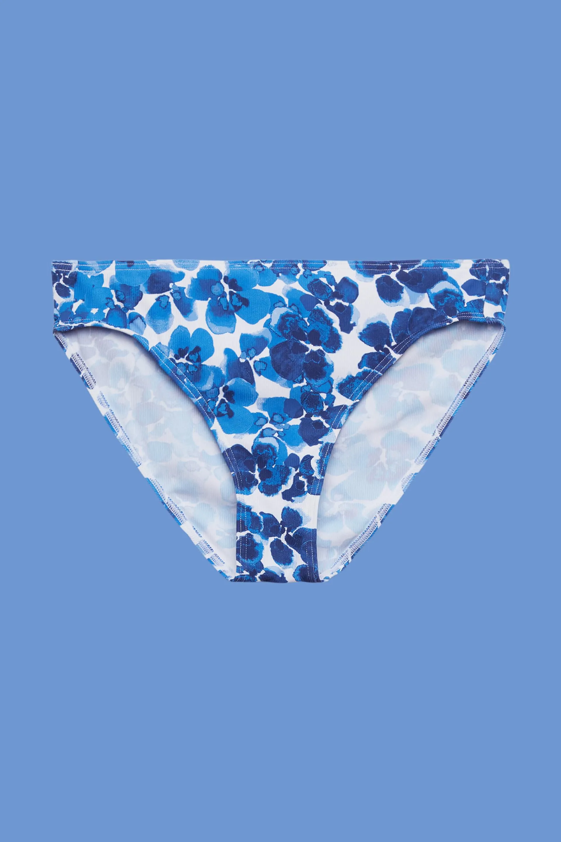 Slip da bikini a culotte a vita bassa con stampa